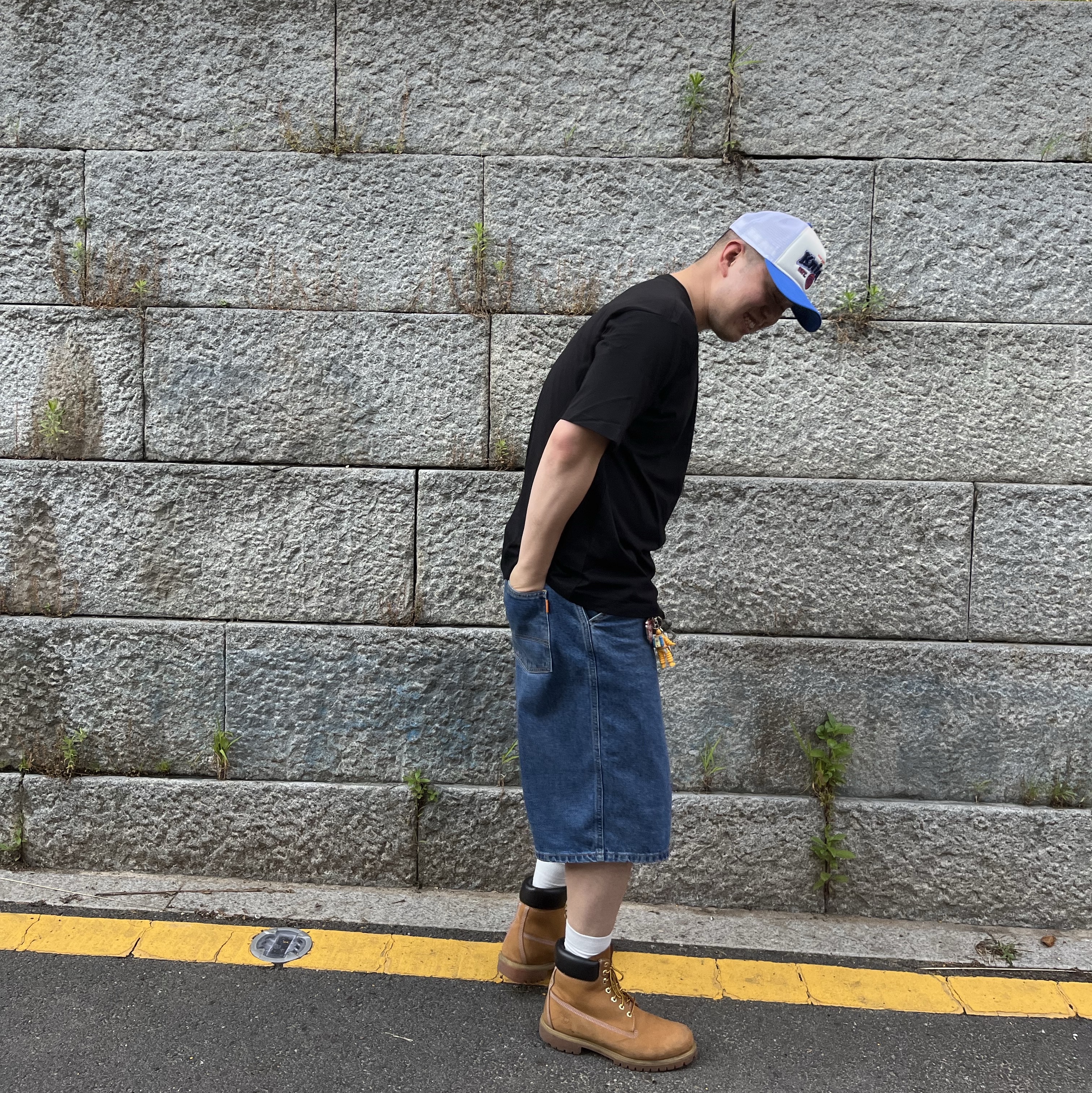 Timberland Premium 6 inch Waterproof Boot Wheat Nubuck - Wide 착용 스타일
