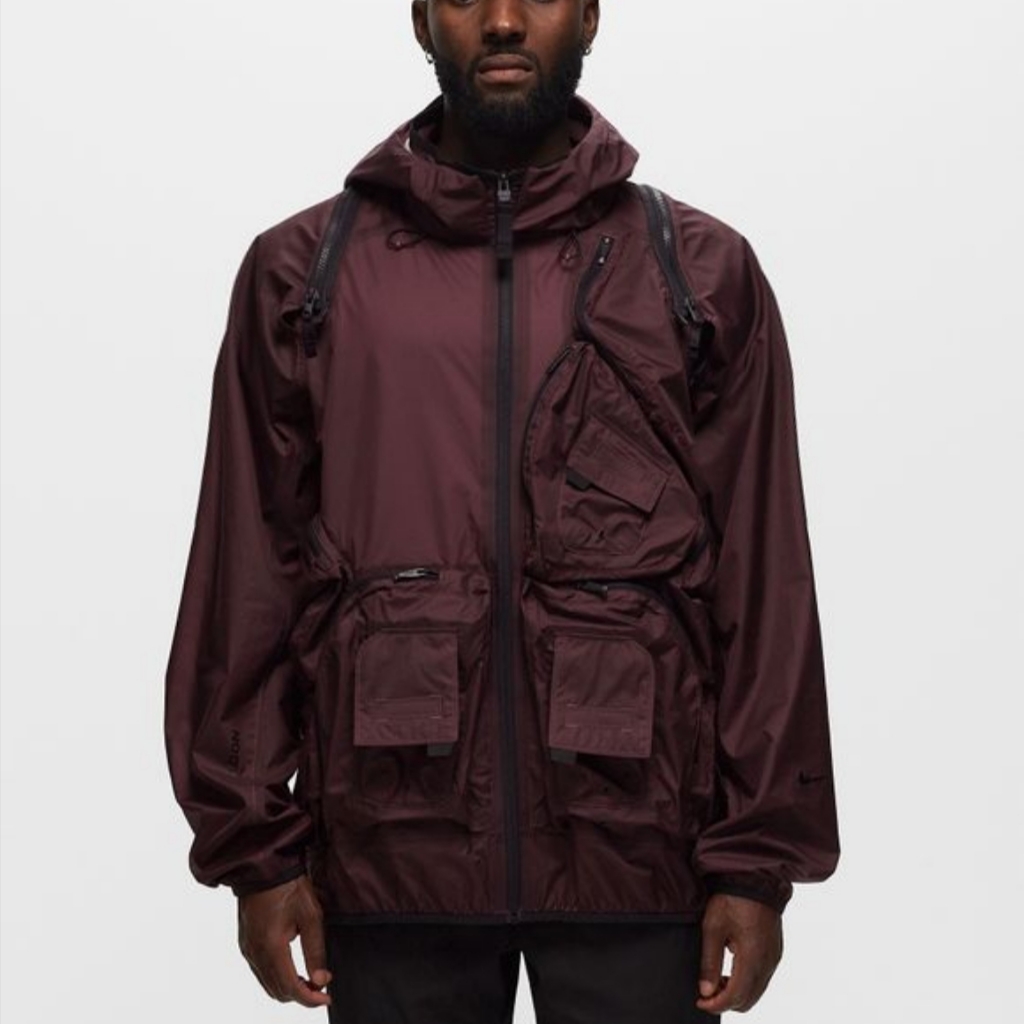Nike x Drake Nocta NRG LR Track Jacket Dark Wine (DR2618-646) 착용 스타일