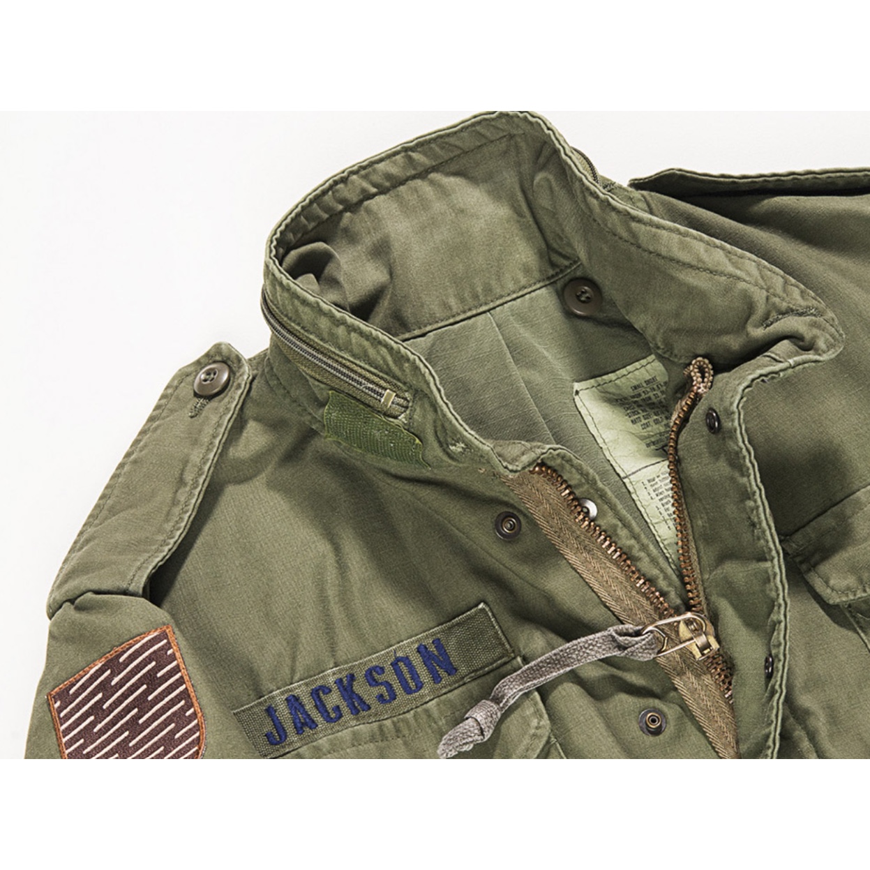 Freak's Store M-65 Mods Coat Liner Set Olive 착용 스타일 - 3