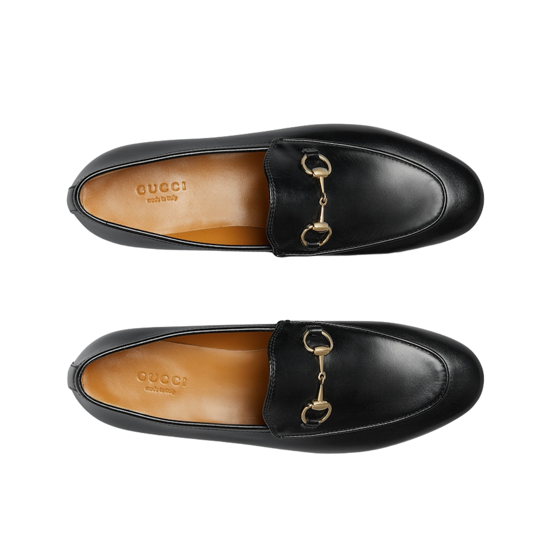 (W) 구찌 조던 로퍼 블랙 레더((W) Gucci Jordaan Loafer Black Leather) - 2