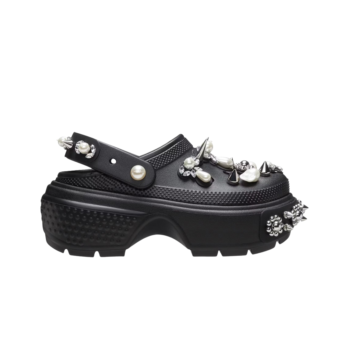 【Simone Rocha x Crocs】Stomp Clog ‘Black’ 関税送料込 Simone Rocha x Crocs