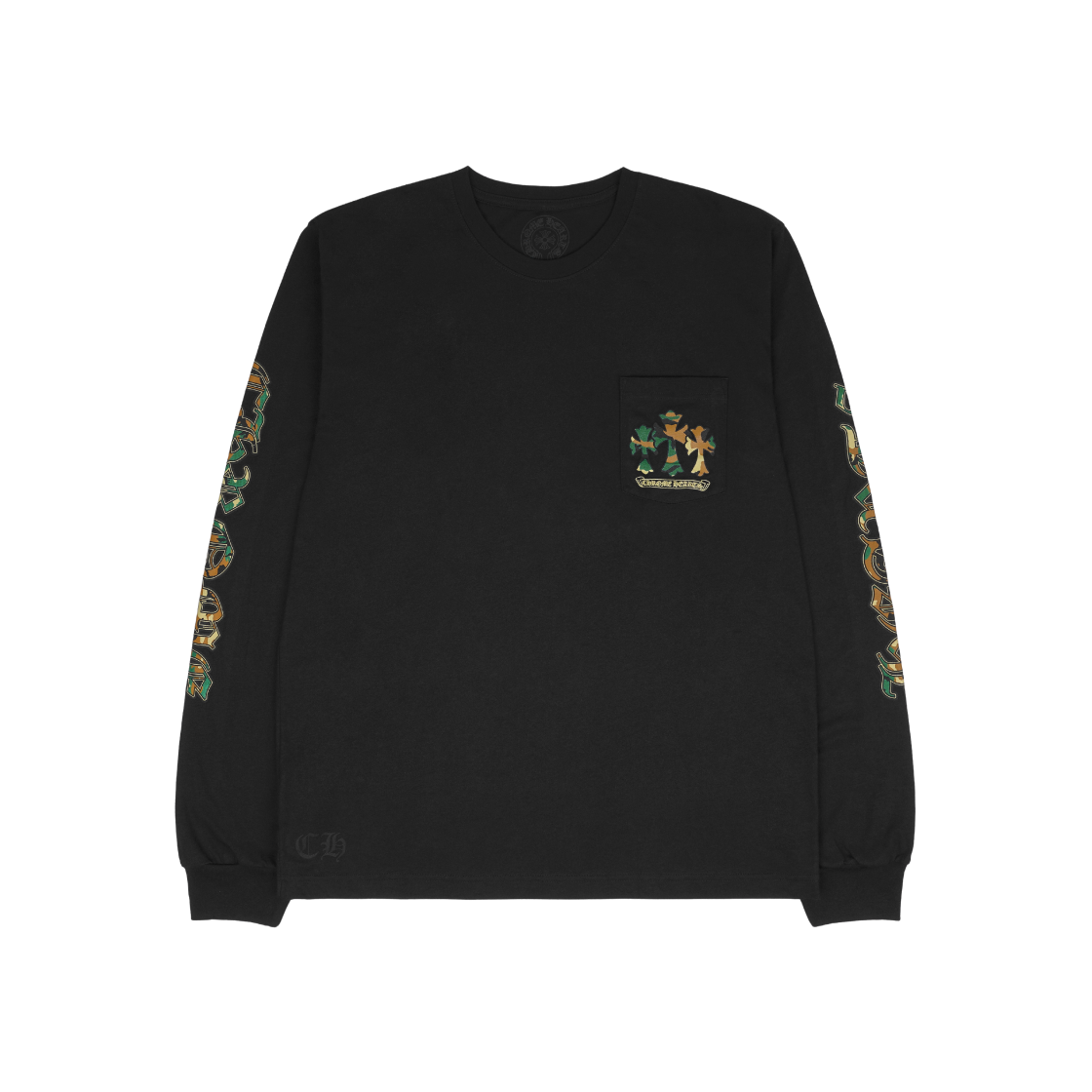 크롬하츠 카모 홀스슈 롱슬리브 티셔츠 블랙 | Chrome Hearts 크롬하츠 카모 홀스슈 롱슬리브 티셔츠 블랙 | Chrome Hearts