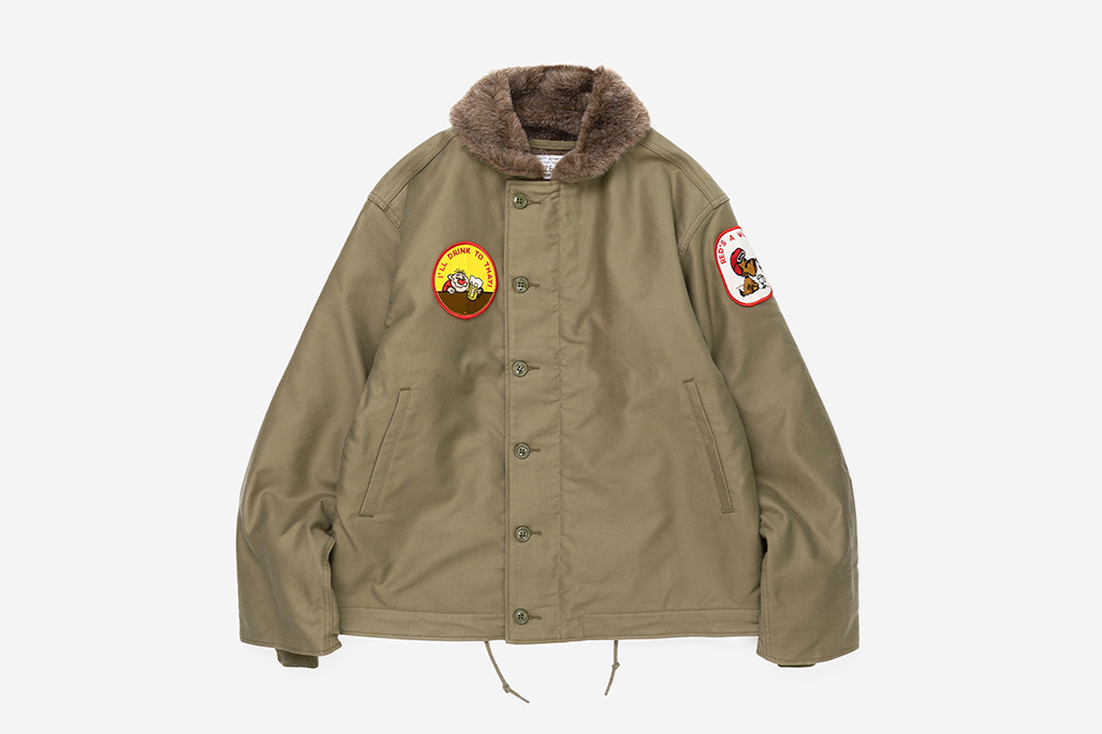 【激レア】XLARGE×KEITH HARING×ALPHA N-1 ジャケット xlarge-x-keith-haring-x-alpha-industries-leopard-n-1-deck