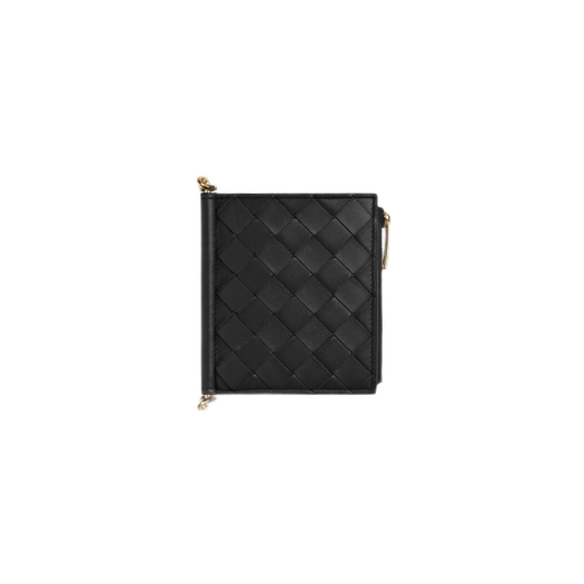Bottega Veneta SolstIce Small Bi-Fold Wallet Black