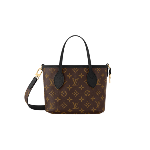 Louis Vuitton Neverfull Bandouliere Inside Out BB Monogram Black