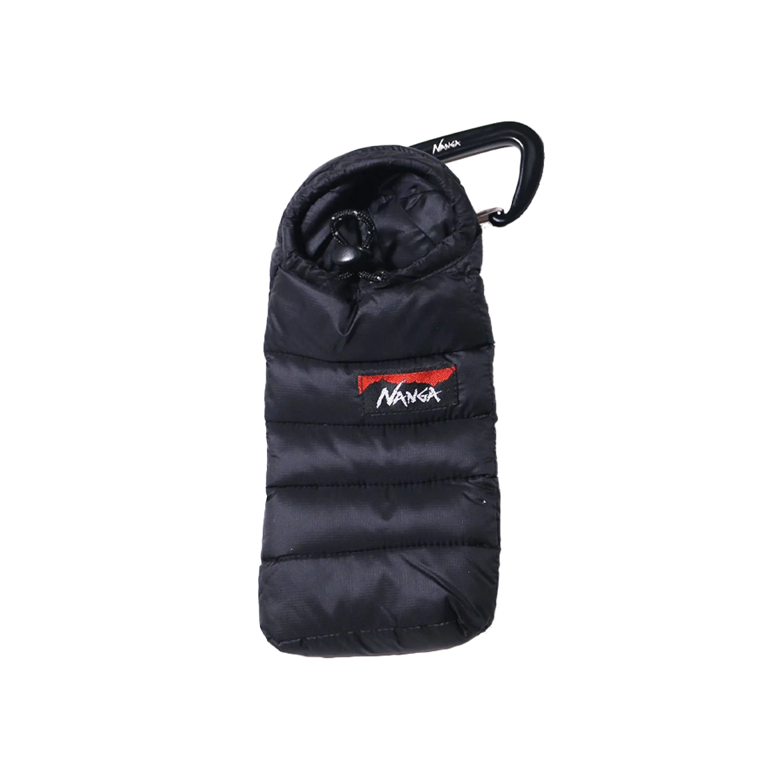 난가 미니 슬리핑 백 폰 케이스 블랙 - 24FW(Nanga Mini Sleeping Bag Phone Case Black - 24 FW)