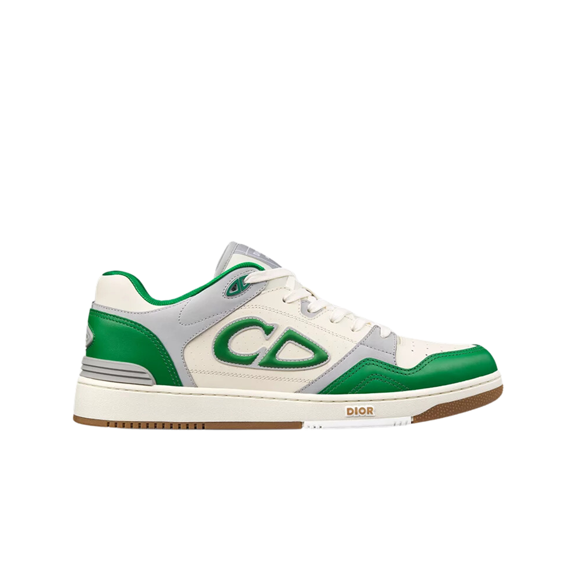 3SN318ZXT-H866 Dior B57 Low-Top Sneaker Green Cream