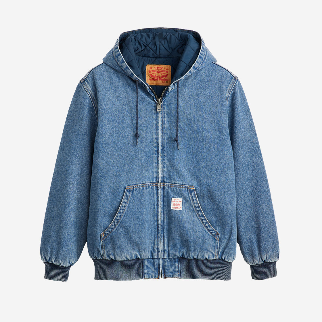 리바이스 포트레로 후드 자켓 미디엄 인디고