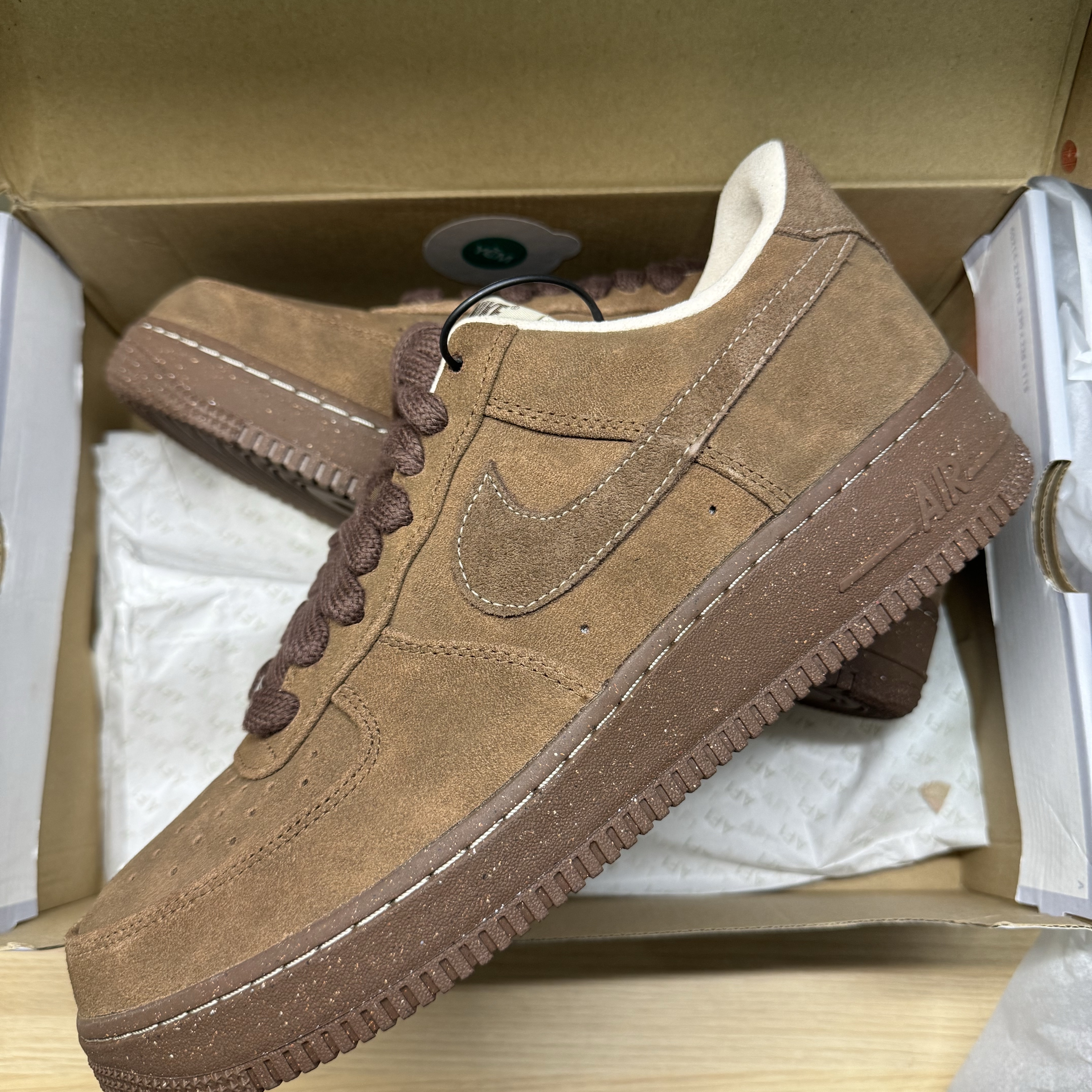 (W) Nike Air Force 1 '07 Cacao Wow 착용 스타일 - 3