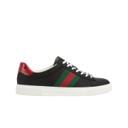 Gucci Ace Sneakers Black Green Red