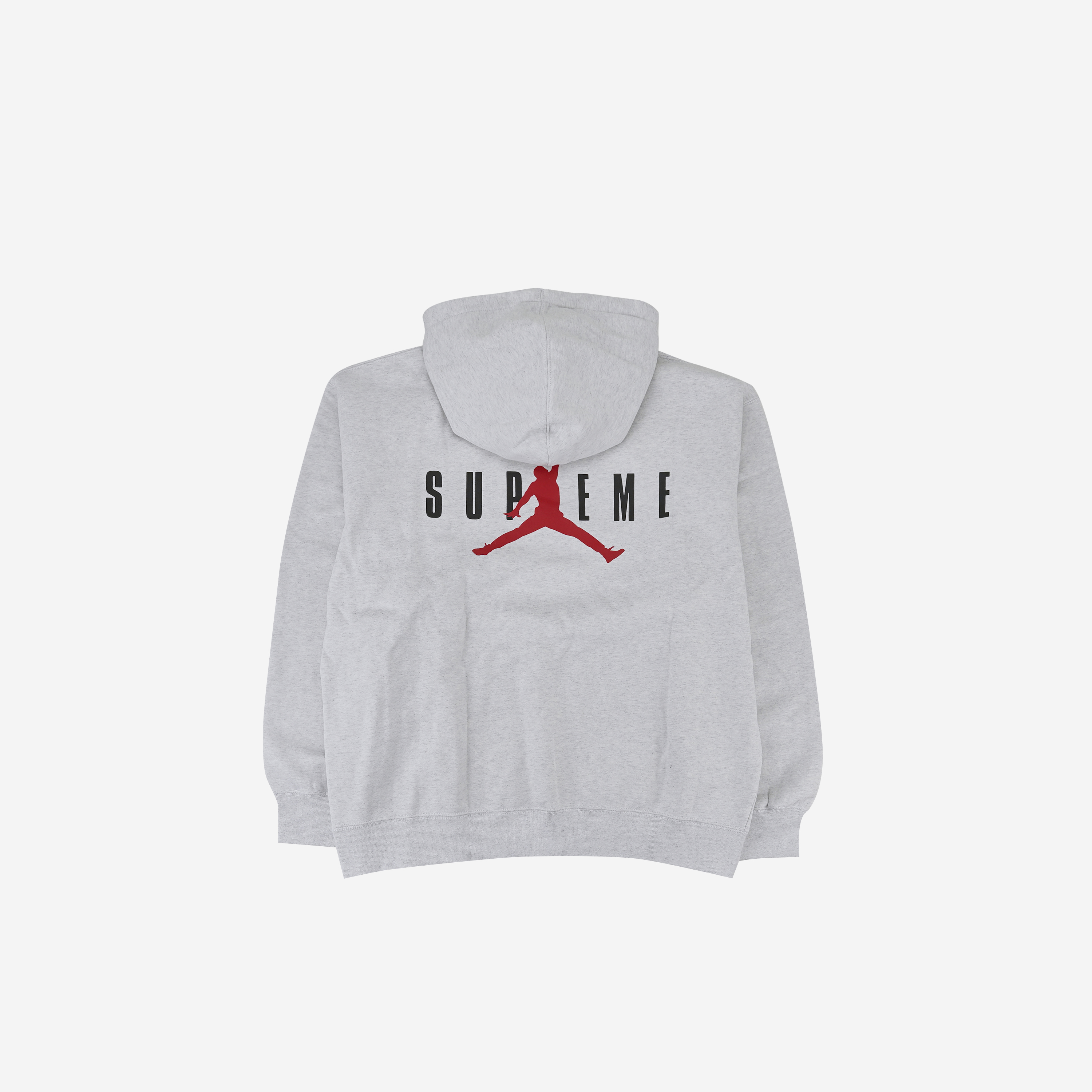 Supreme x Jordan Hooded Sweatshirt Ash Grey - 24FW