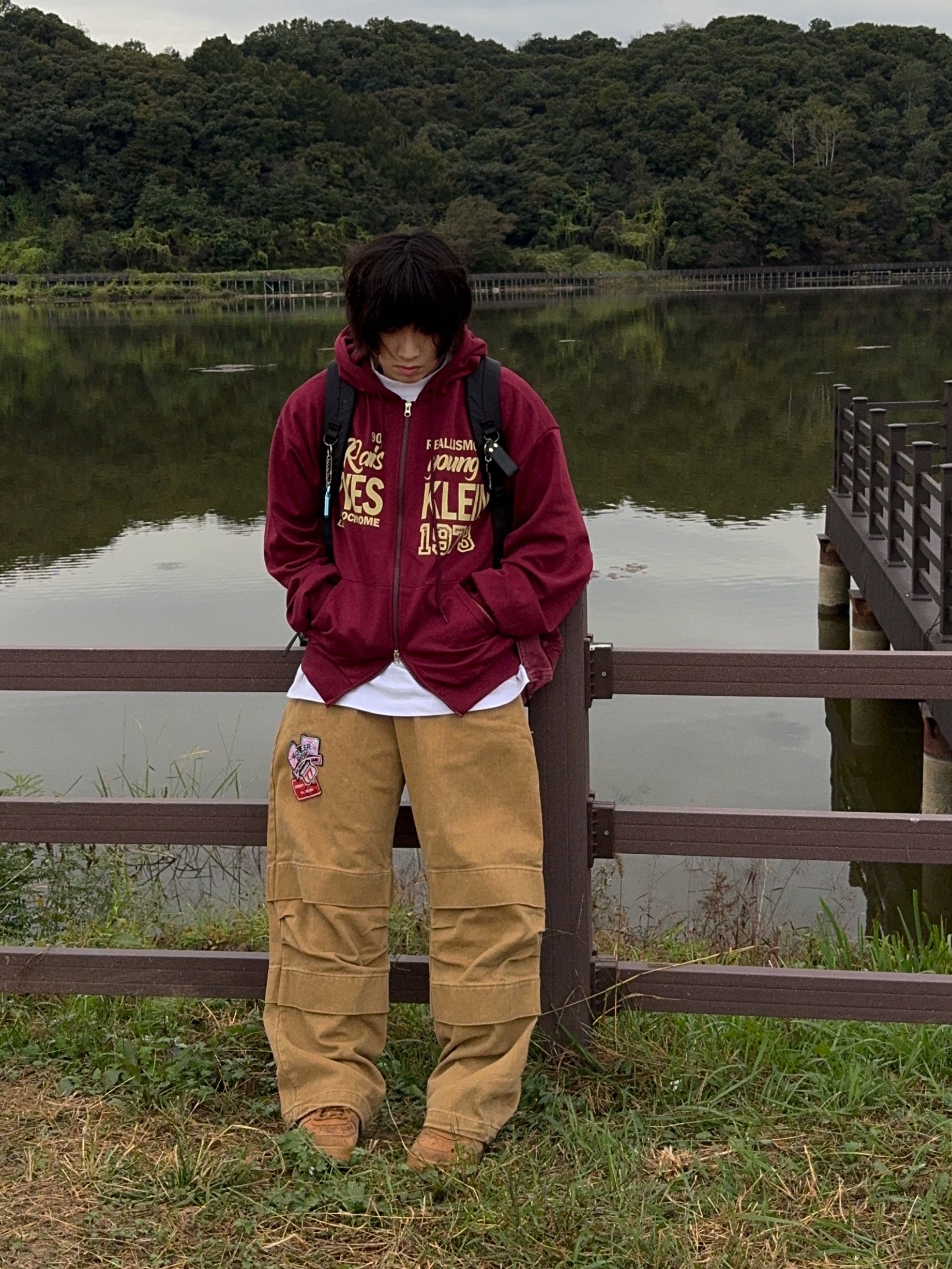 Nike Air Force 1 '07 WB Flax 착용 스타일 - 1