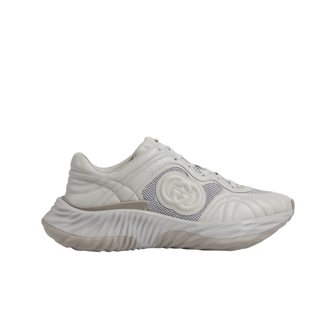 구찌 리플 트레이너 그레이 레더(Gucci Ripple Trainer Grey Leather) - 1