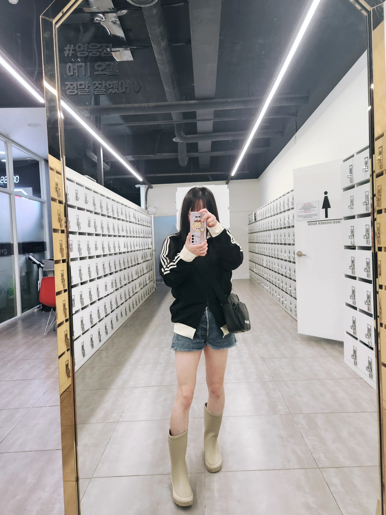 Adidas Waffle Beckenbauer Track Top Black - KR Sizing 착용 스타일