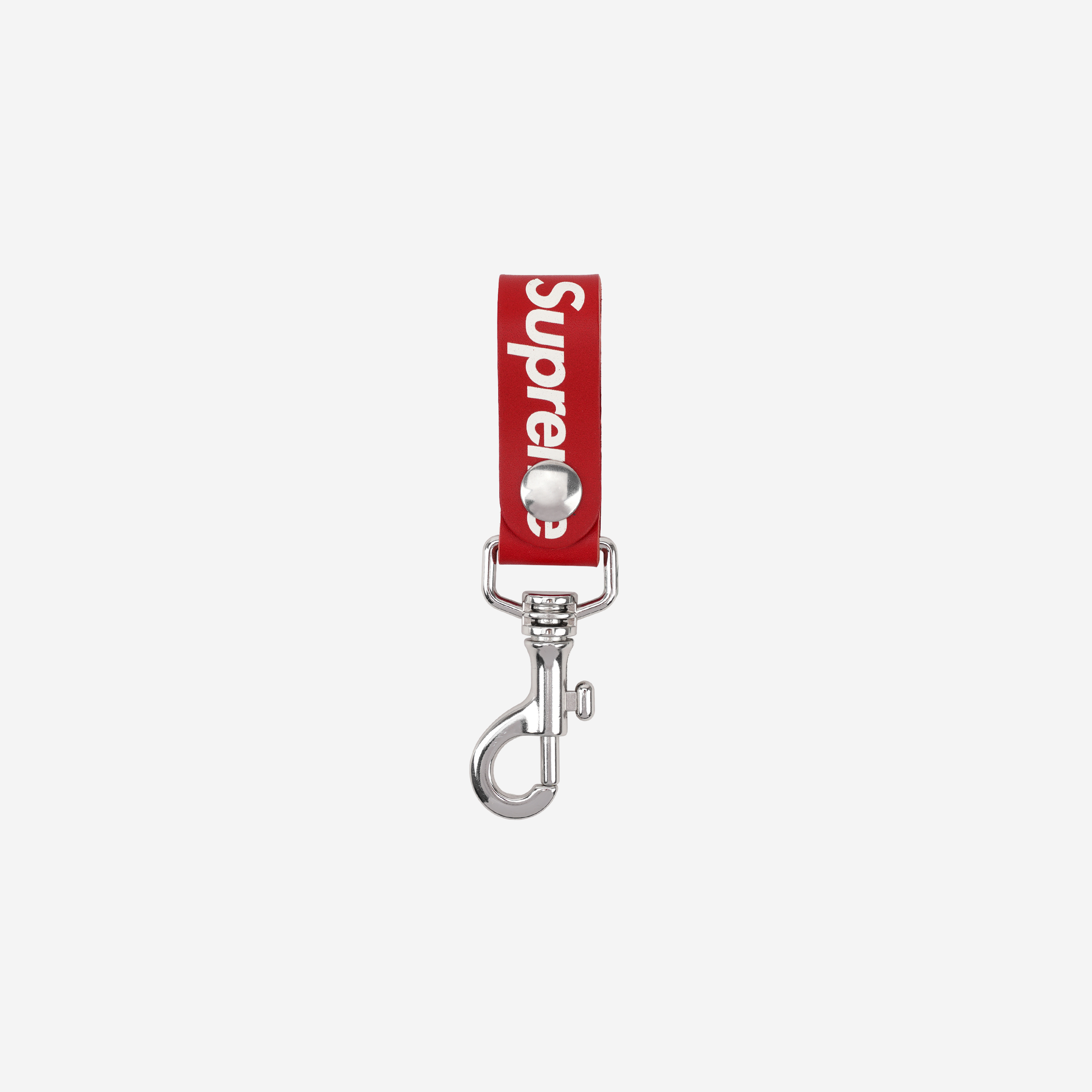 슈프림 레더 키 루프 레드 - 21SS | Supreme | KREAM