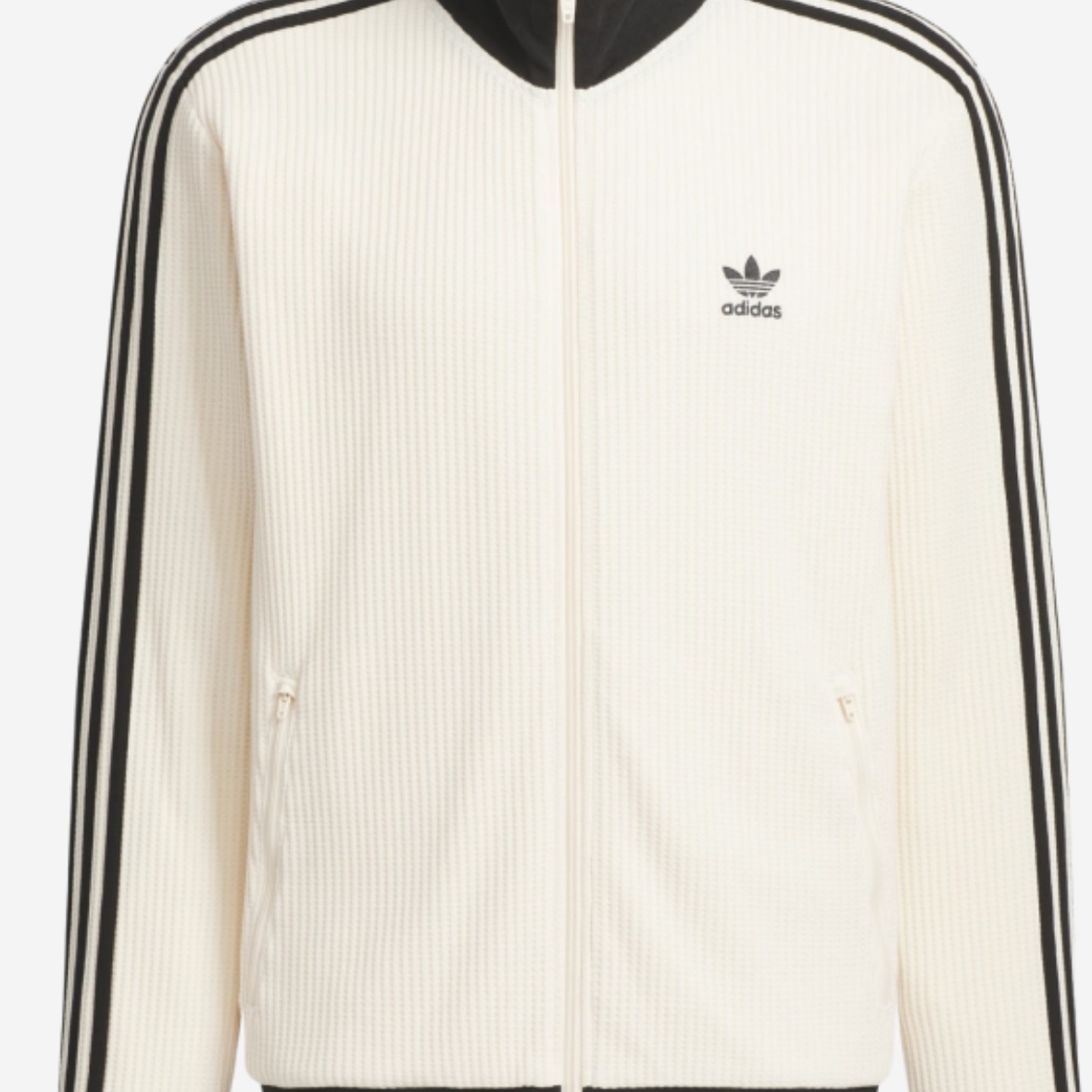 Adidas Waffle Beckenbauer Track Top Wonder White - KR Sizing, Adidas Waffle Beckenbauer Track Top Black - KR Sizing 착용 스타일
