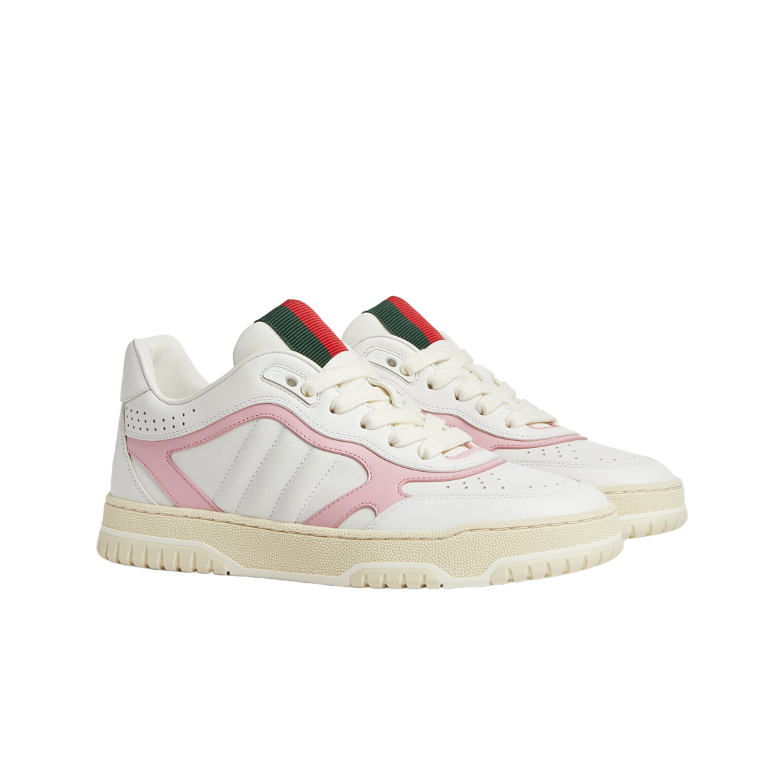 (W) 구찌 리웹 스니커즈 화이트((W) Gucci Re-Web Sneakers White) - 2