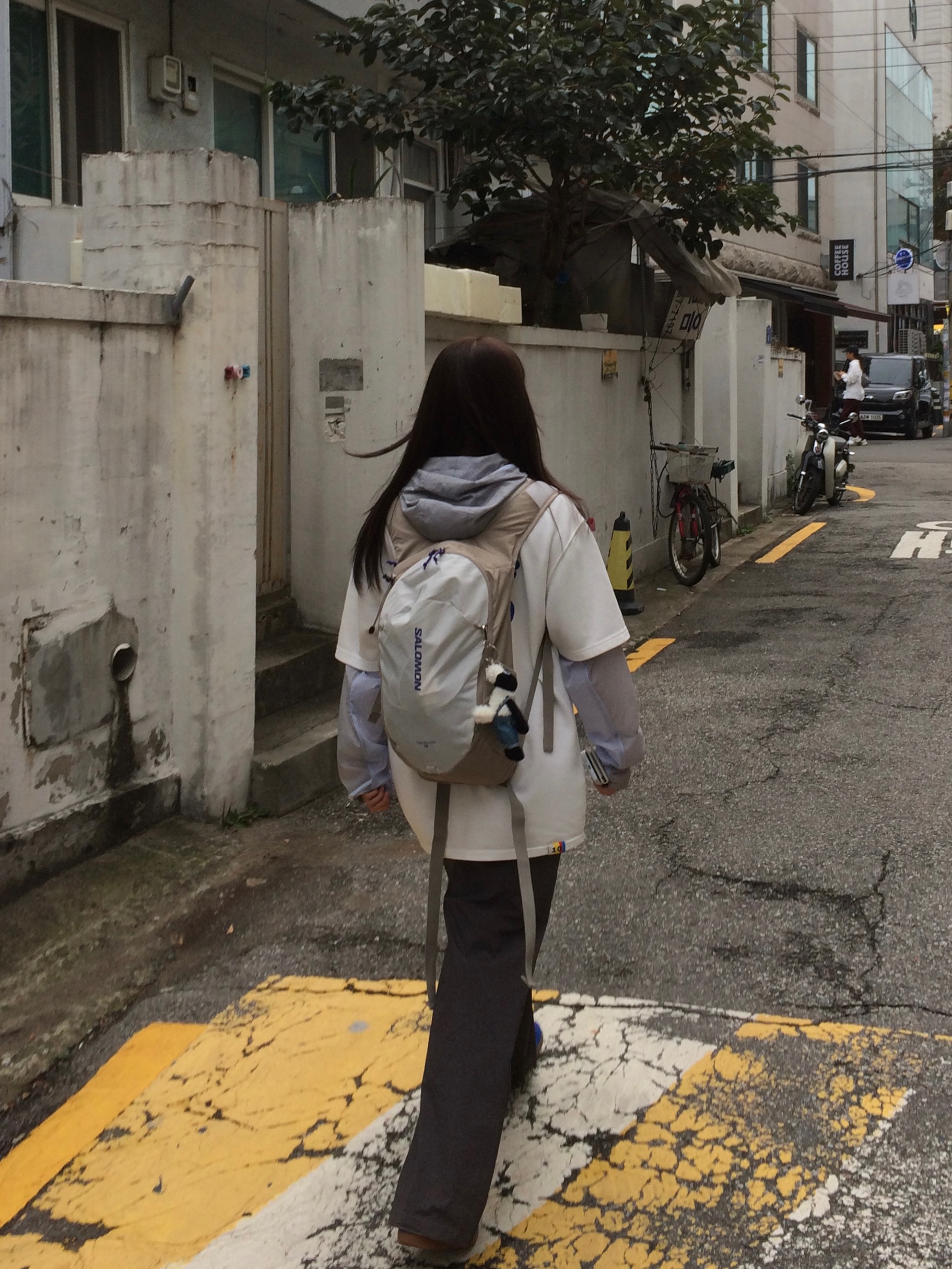 Sansan Gear Air Dash Jacket Light Grey - 24SS, IAB Studio 10th Anniversary T-Shirts Pack White & Black (2 Pack) 착용 스타일