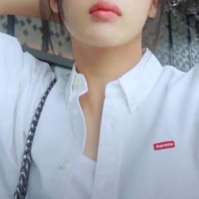 Supreme Small Box Shirt White Denim - 24FW 착용 스타일