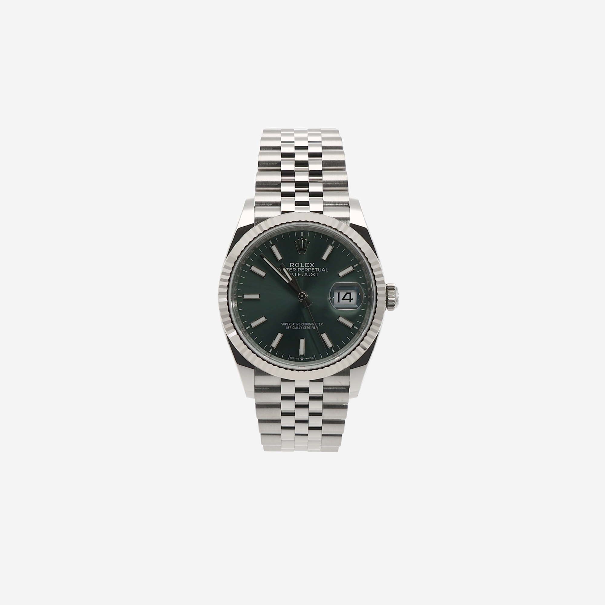 Rolex Datejust 36mm 126234 Mint Green Jubilee