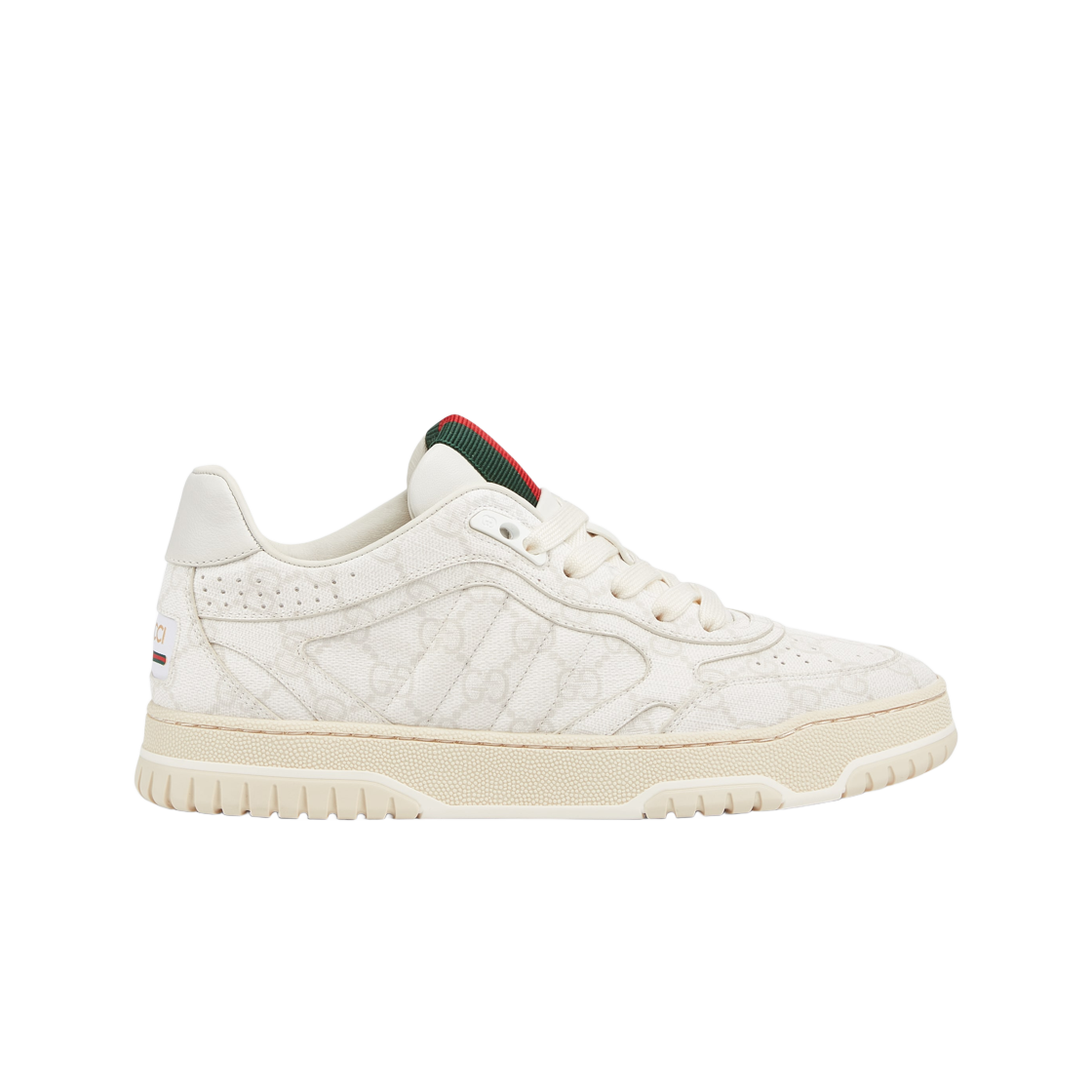 816818-FAD7V-9055 (W) Gucci Re-Web Sneakers Beige White