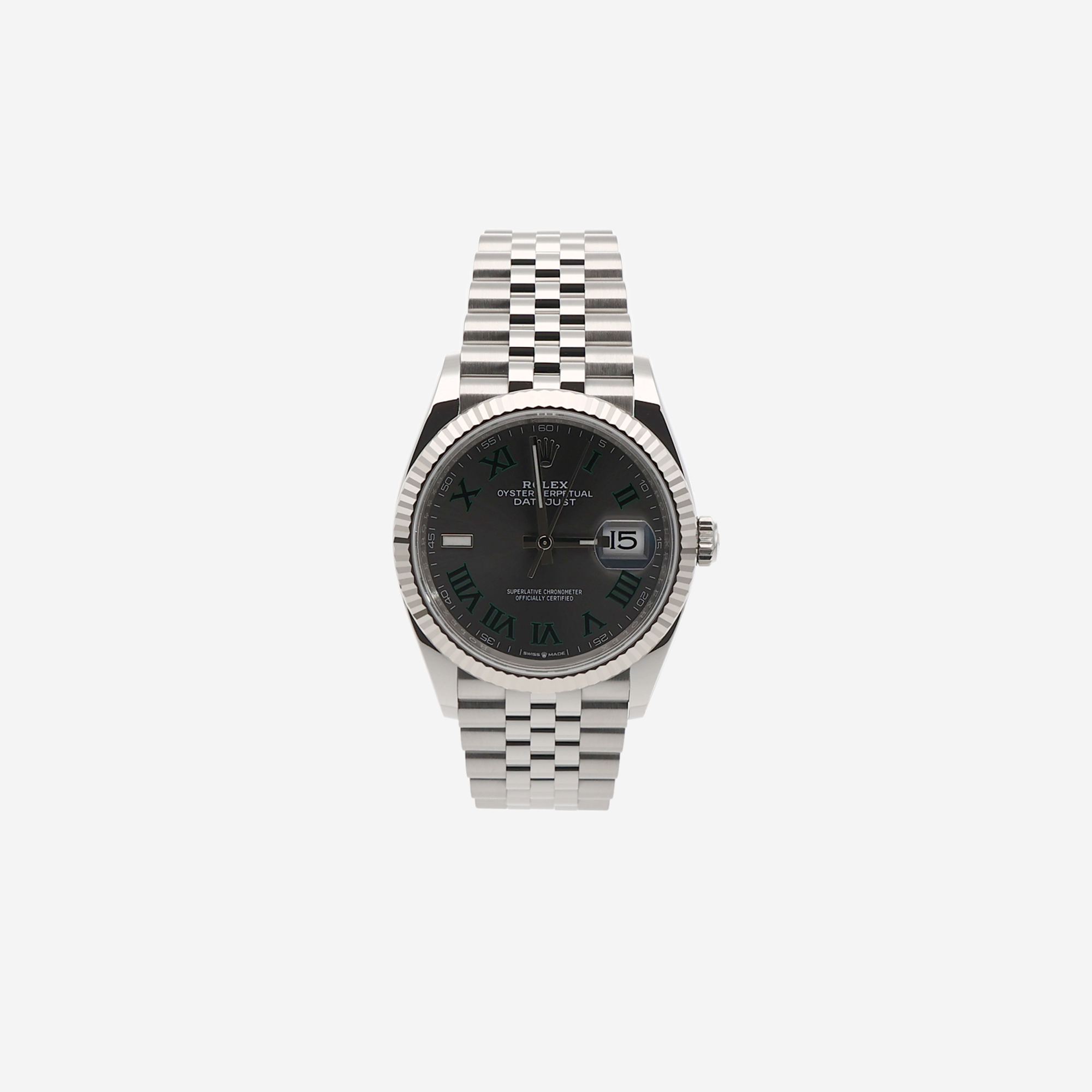 Rolex Datejust 36mm 126234 Slate Roman Jubilee