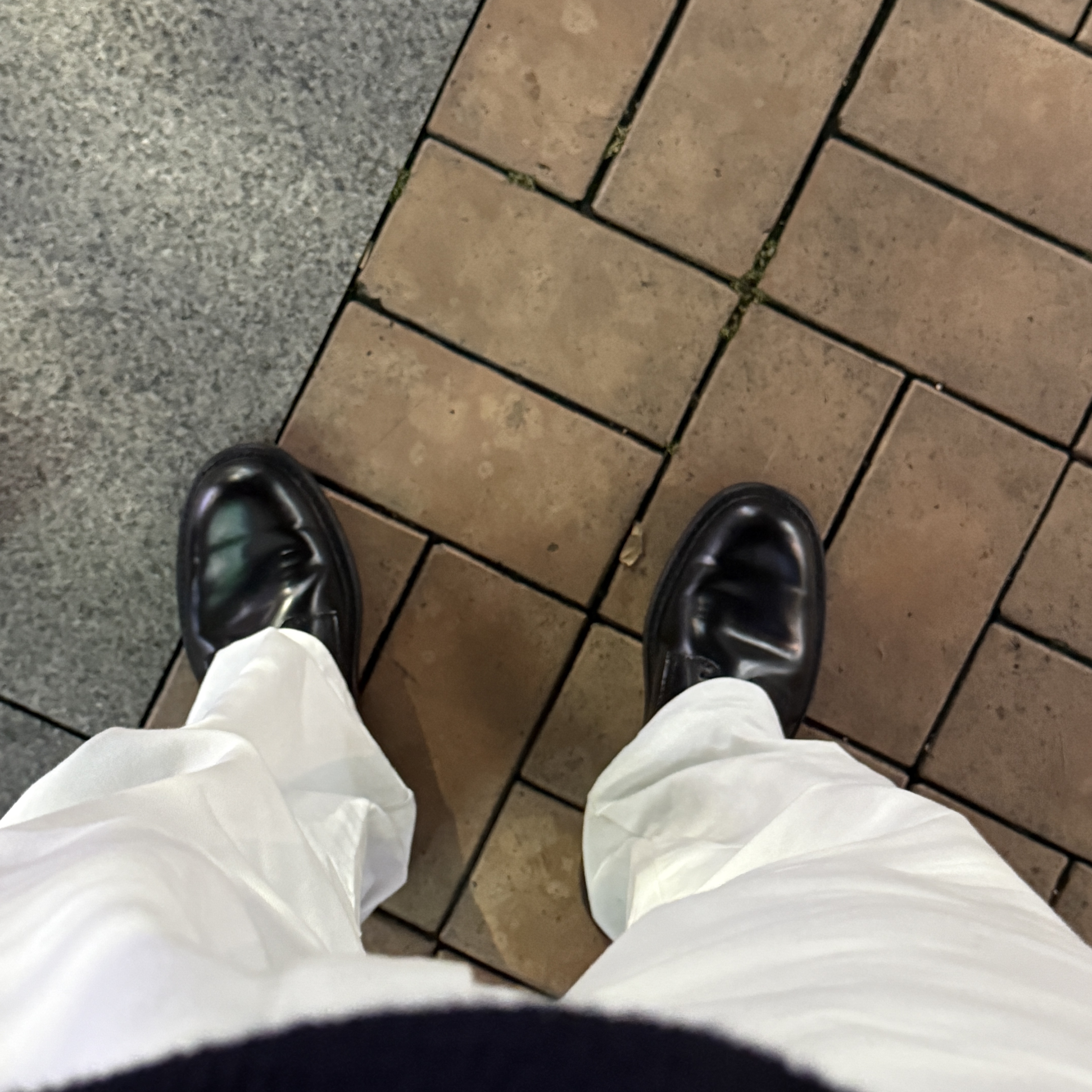 Our Legacy Uniform Parade Leather Derby Black 착용 스타일