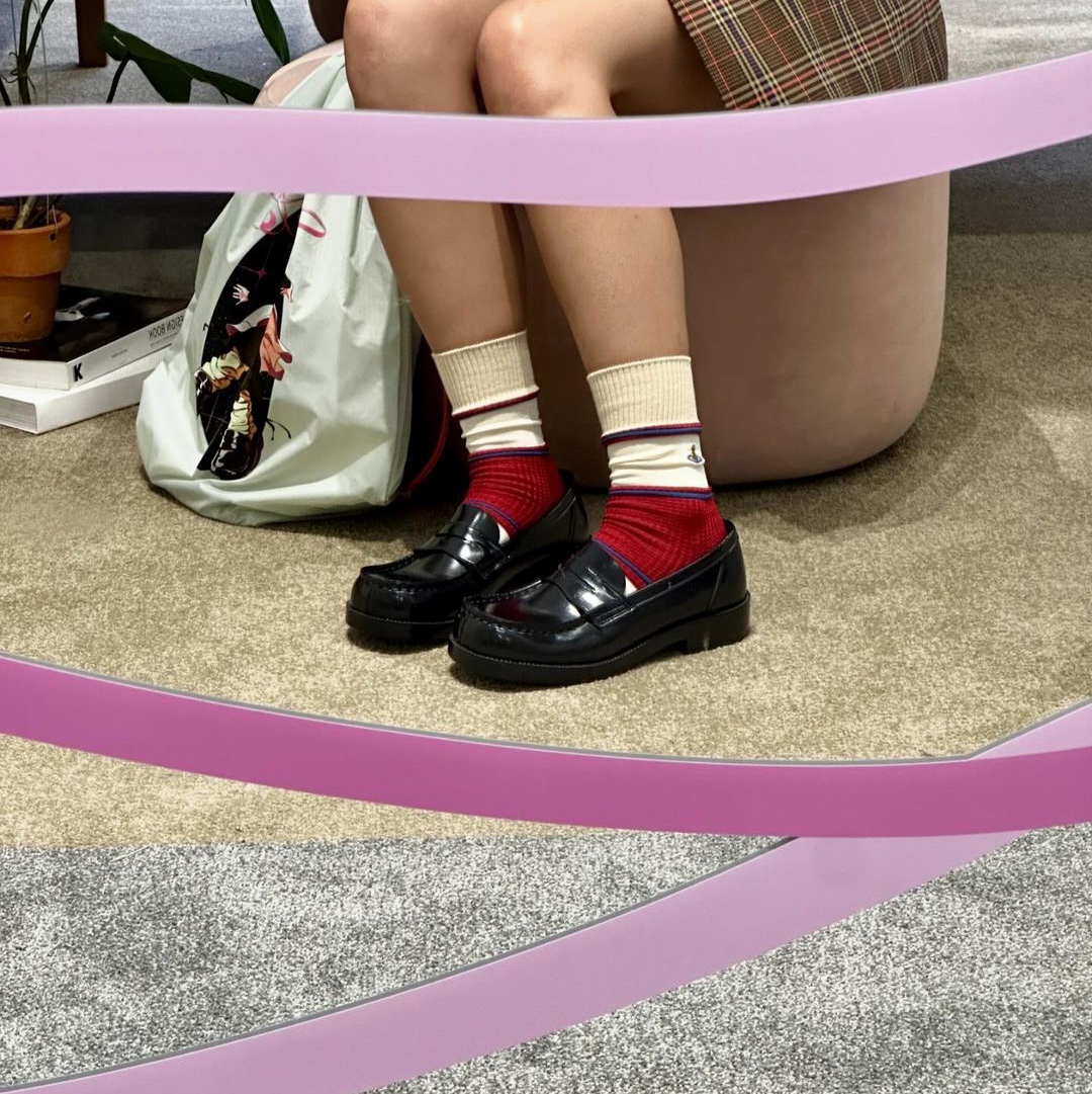 Haruta HS-4900 Oiko Loafer Black 착용 스타일 - 3