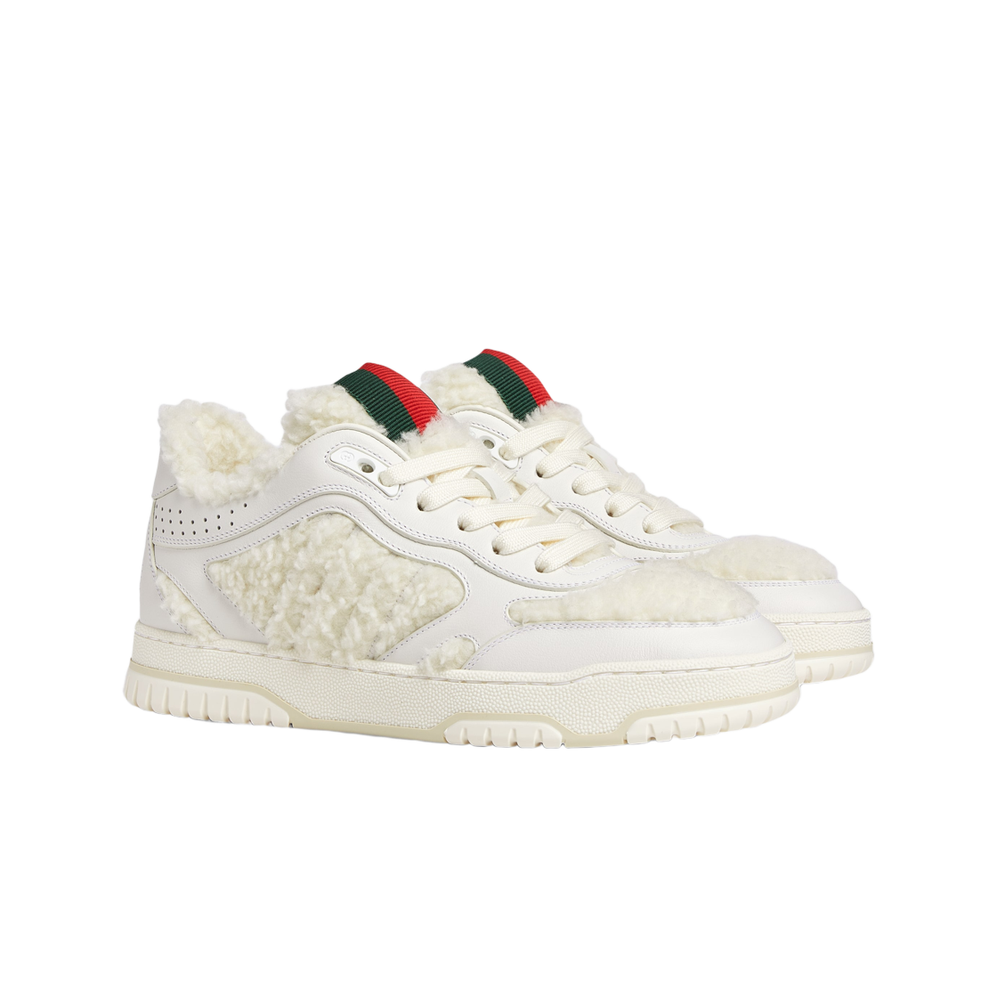 (W) 구찌 리웹 스니커즈 화이트((W) Gucci Re-Web Sneakers White) - 2
