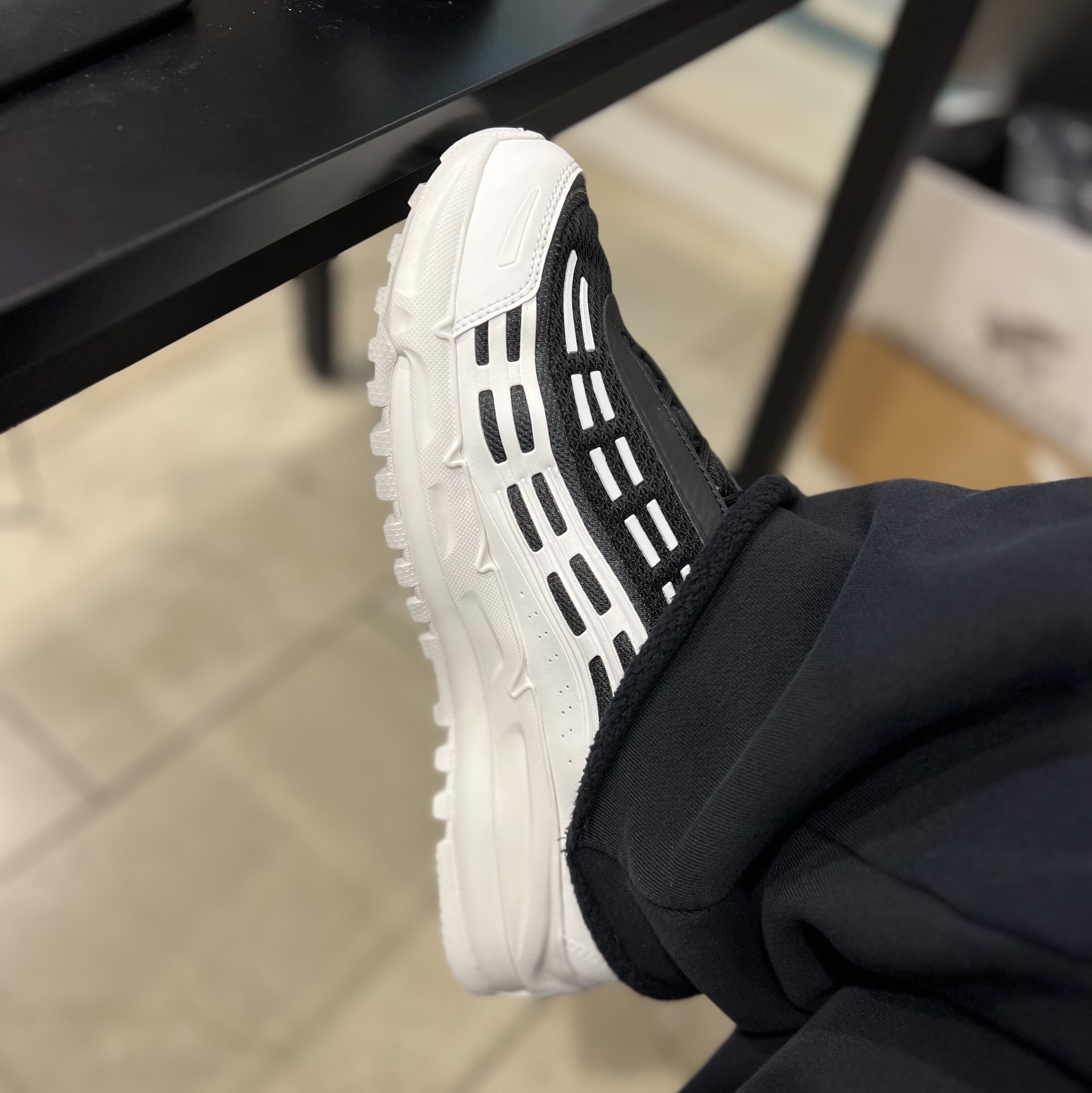 Nike x Comme des Garcons Homme Plus Air Max TL 2.5 Black White 착용 스타일