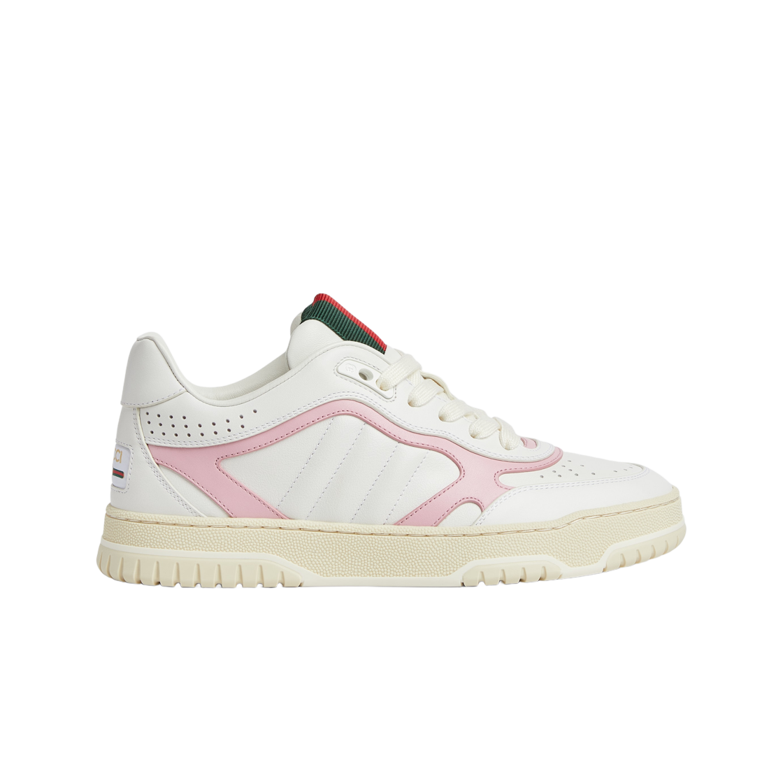 スニーカー GUCCI SS25 Gucci Re-Web Sneakers (816818 FAD7V 9055) Men's Gucci Re-Web sneaker in beige and white GG Supreme