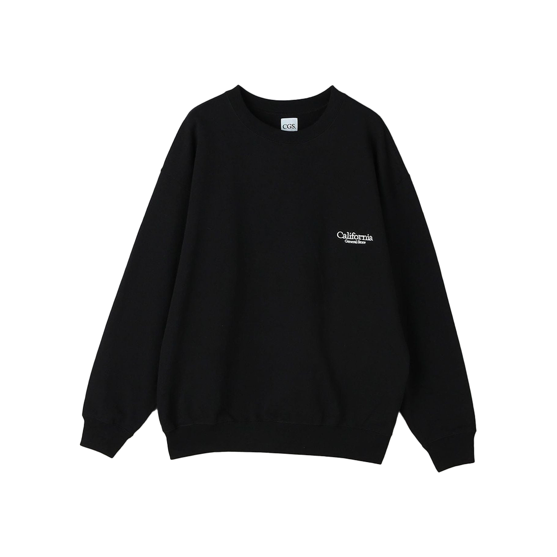 [KREAM 단독] 캘리포니아 제너럴 스토어 오가닉 스웨트셔츠 크루 블랙 - 24FW([KREAM 단독] California General Store Organic Sweatshirt Crew Black - 24FW)