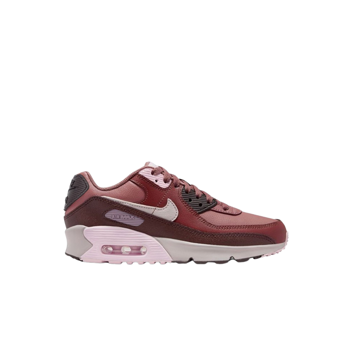 CD6864-201 (GS) Nike Air Max 90 LTR Smokey Mauve Dark Pony