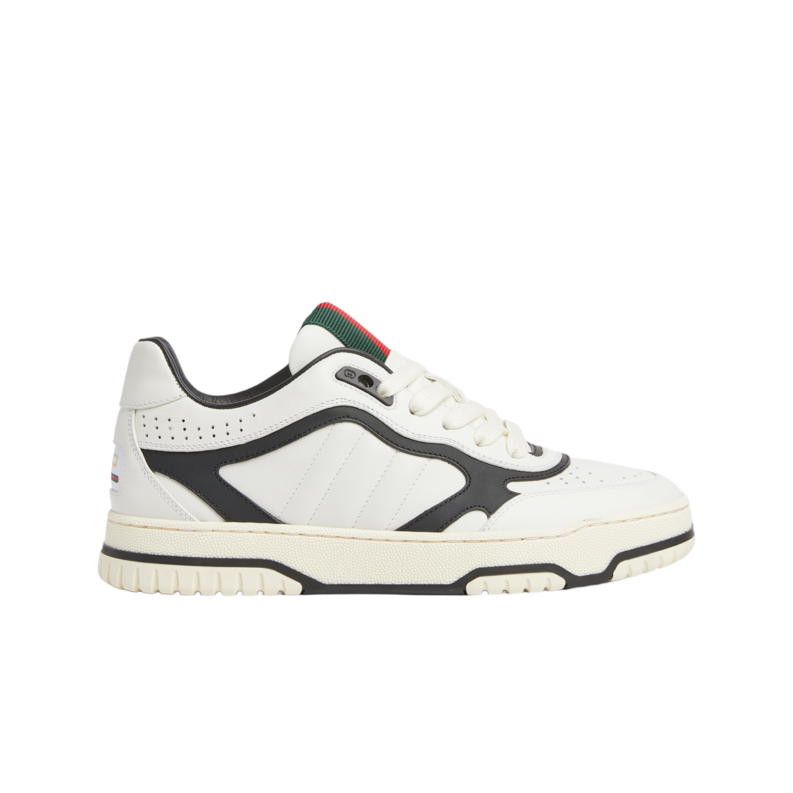 807059-AADPM-9055 (W) Gucci Re-Web Sneakers White Black
