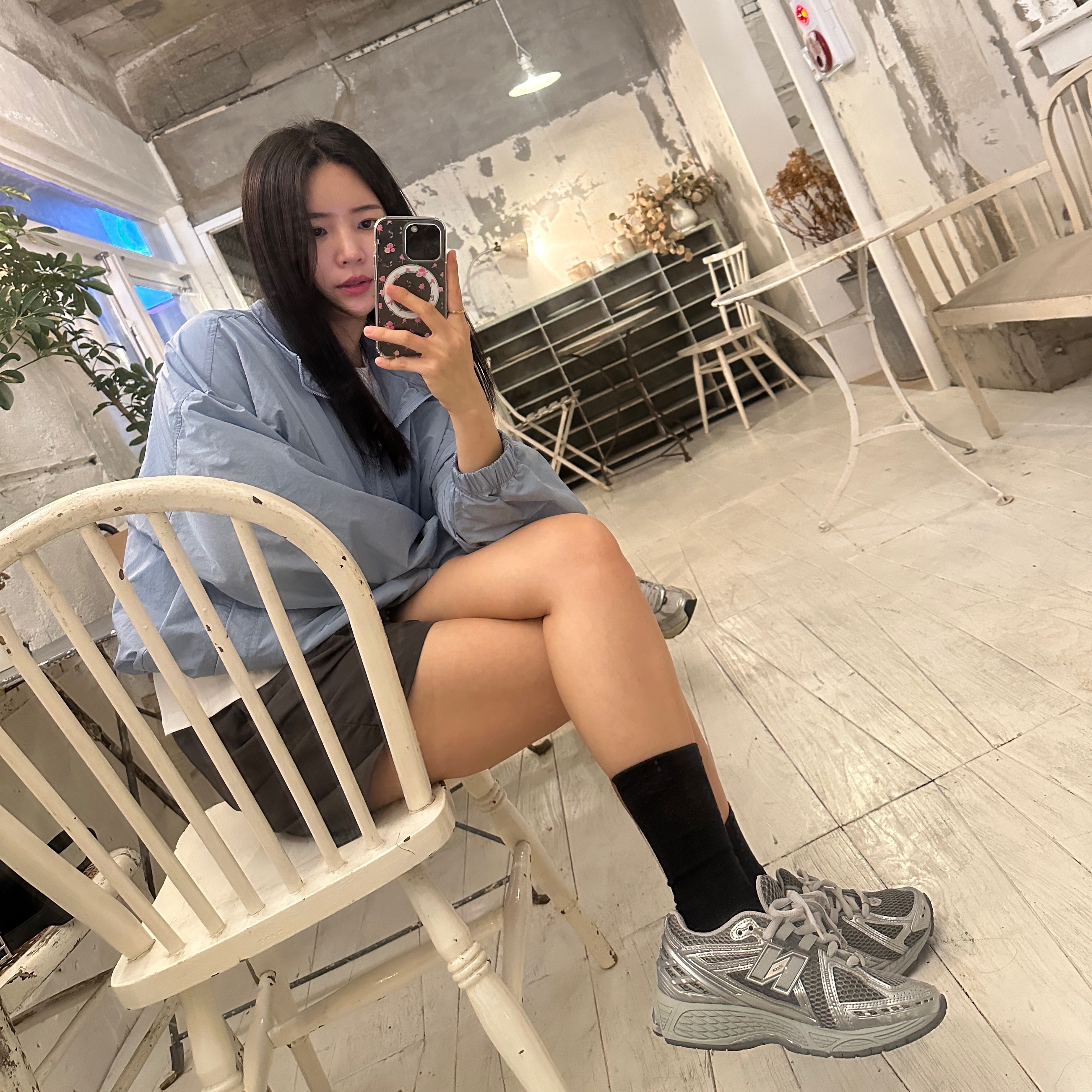New Balance 1906R Harbor Grey Silver Metalic 착용 스타일 - 1