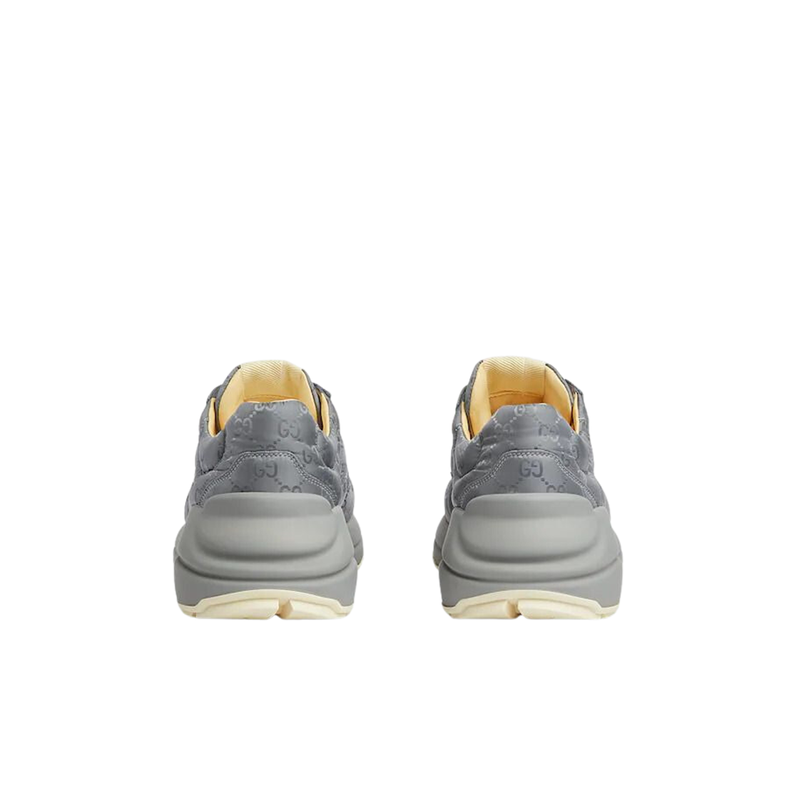 (W) 구찌 GG 라이톤 스니커즈 그레이((W) Gucci GG Rhyton Sneakers Grey) - 2