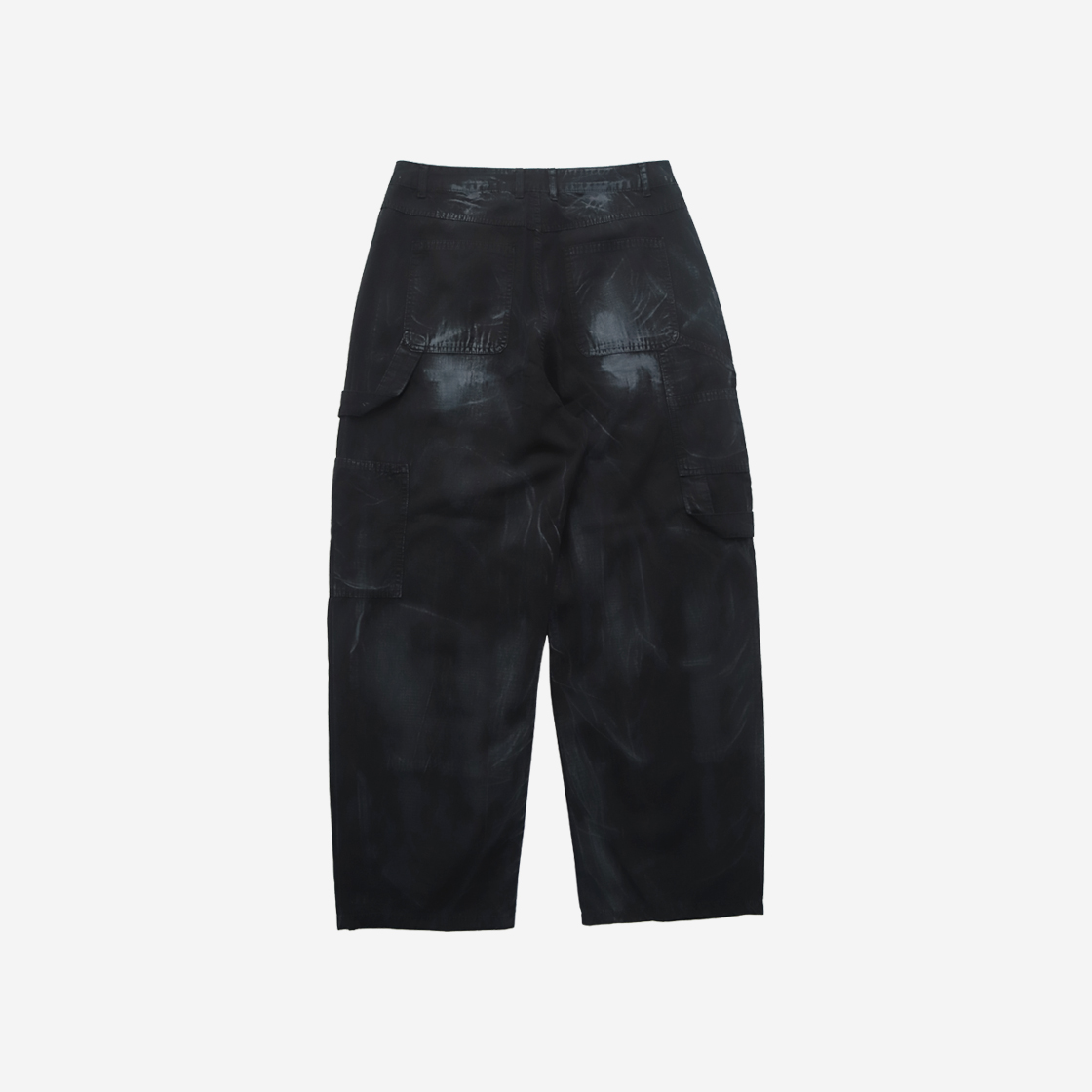 벤더스 블리치 더블 니 팬츠 블랙(VENDORS Bleached Double Knee Pants Black) - 2
