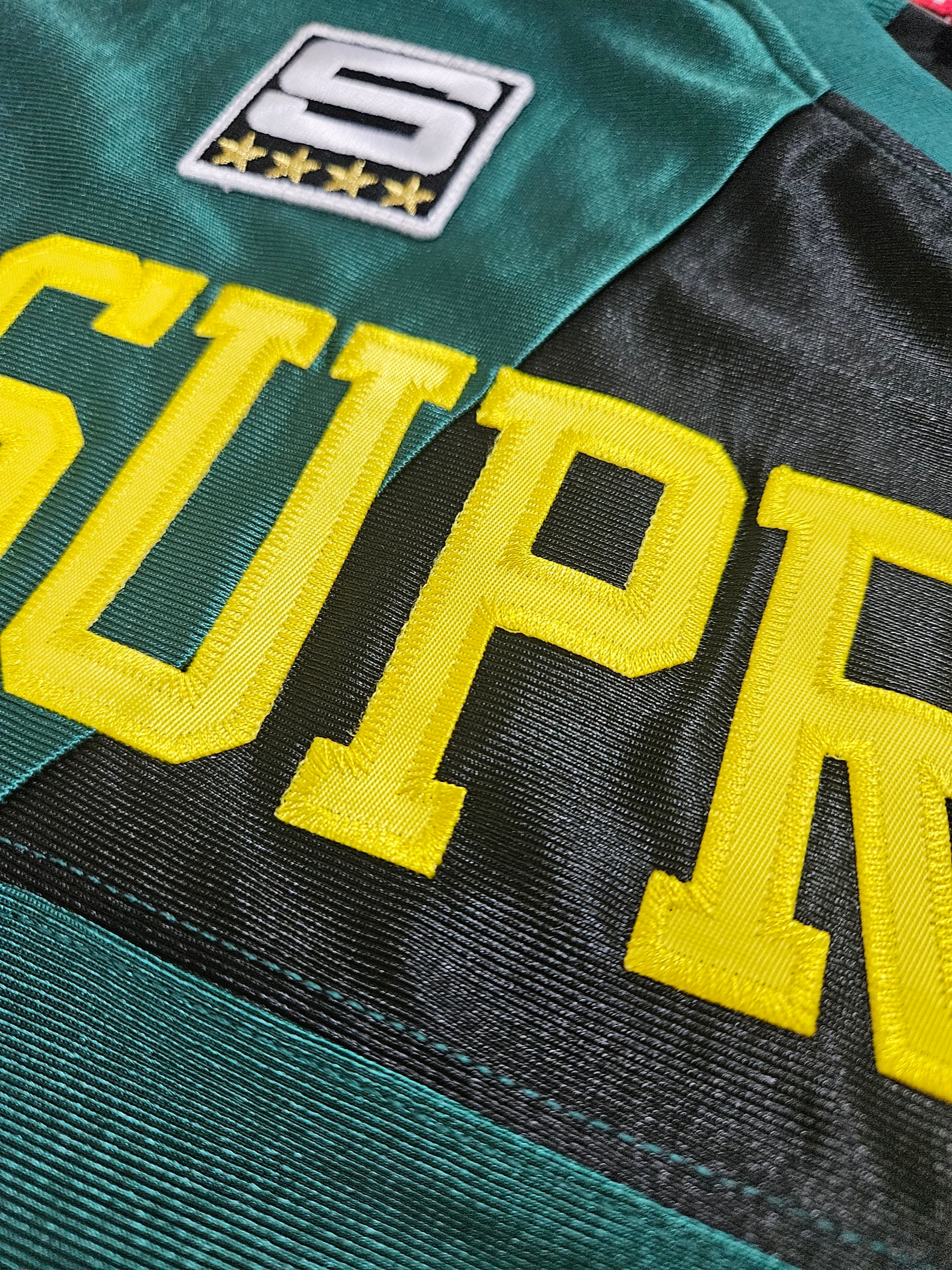 Supreme Star Football Jersey Dark Green - 24FW 착용 스타일 - 10