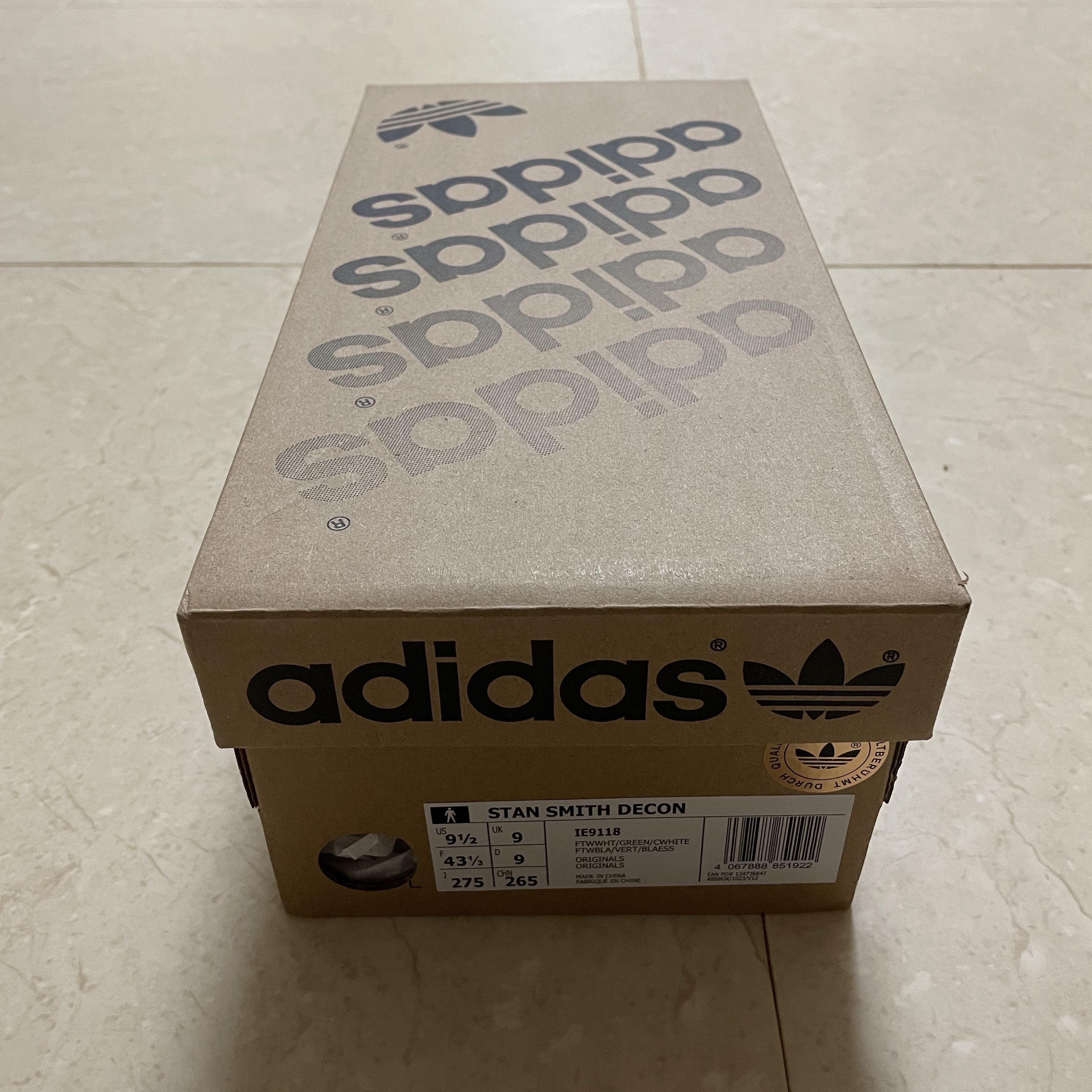 Adidas Stan Smith Decon Cloud White Green 착용 스타일