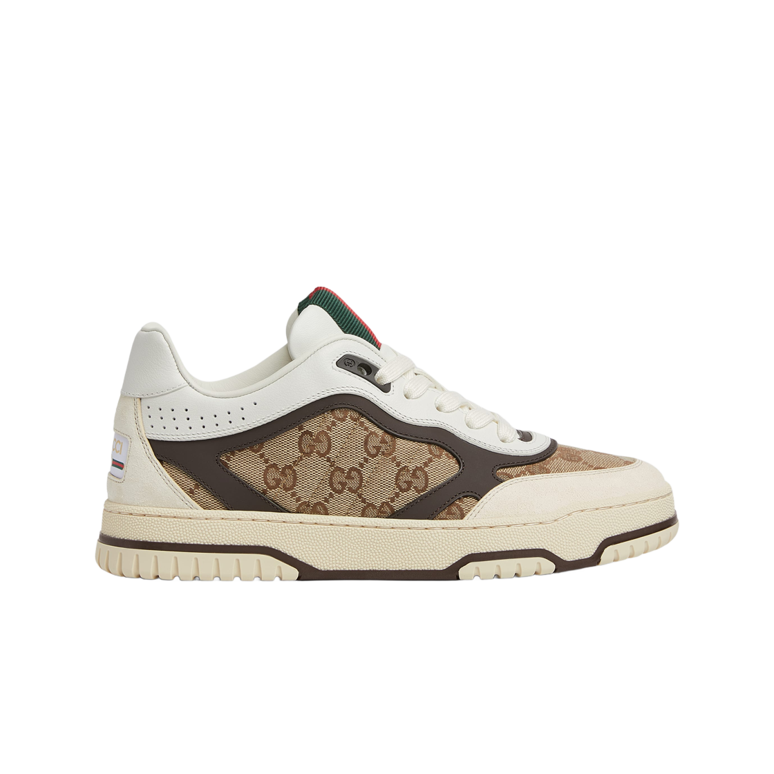 807057-AADHW-9568 (W) Gucci Re-Web Sneakers Beige Ebony