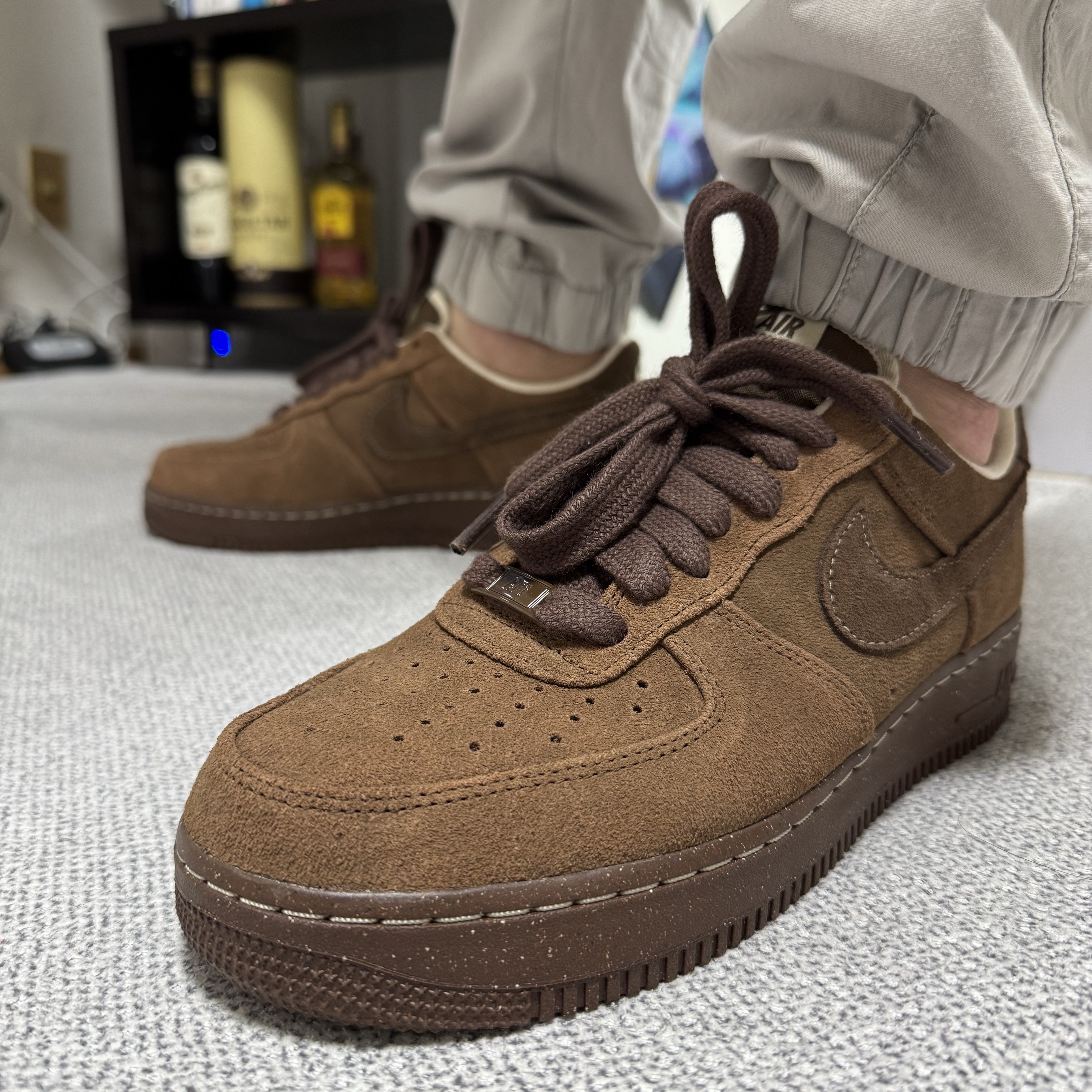 (W) Nike Air Force 1 '07 Cacao Wow 착용 스타일