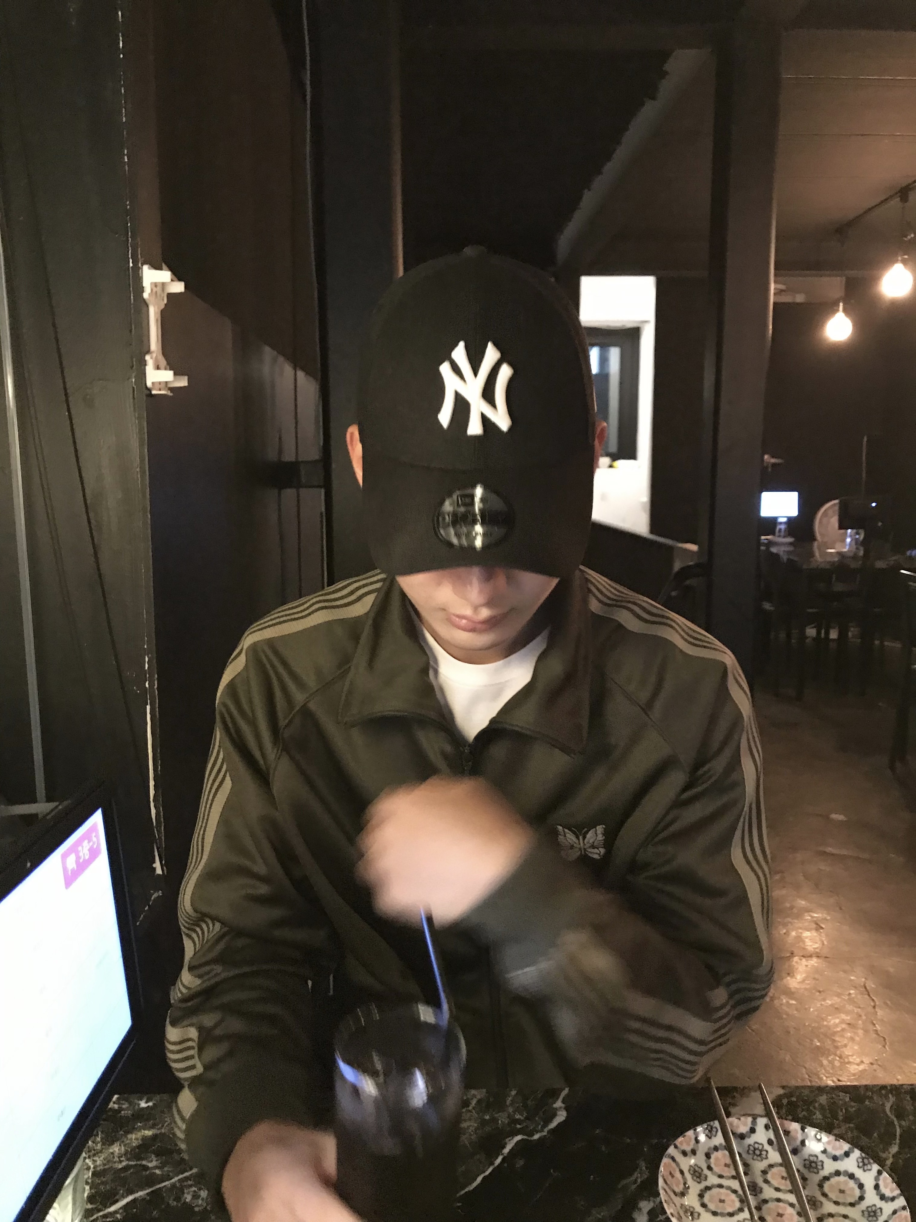 Needles x LHP Track Jacket Poly Smooth Olive, Converse One Star Pro Classic Suede Secret Pines 착용 스타일 - 3