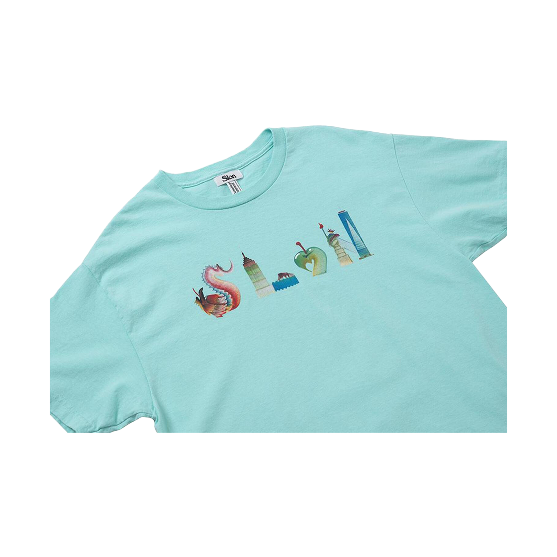 체리드라이버 슬론 커낼 St 클래식 티 제이드 그린(CHERRY DRIVER Slon Canal St Classic Tee Jade Green) - 2