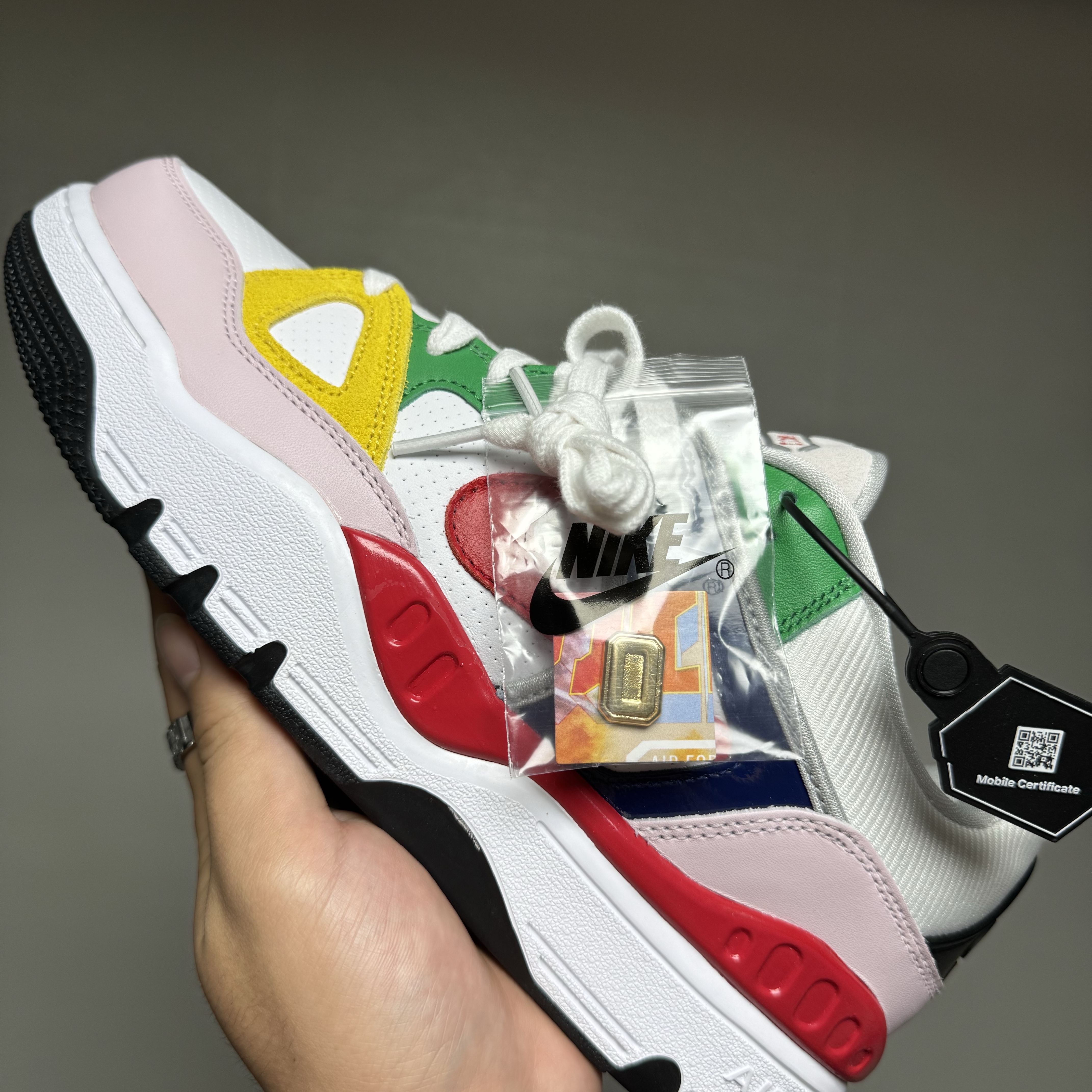 Nike x Nigo Air Force 3 Low SP Blue Void and Tour Yellow 착용 스타일