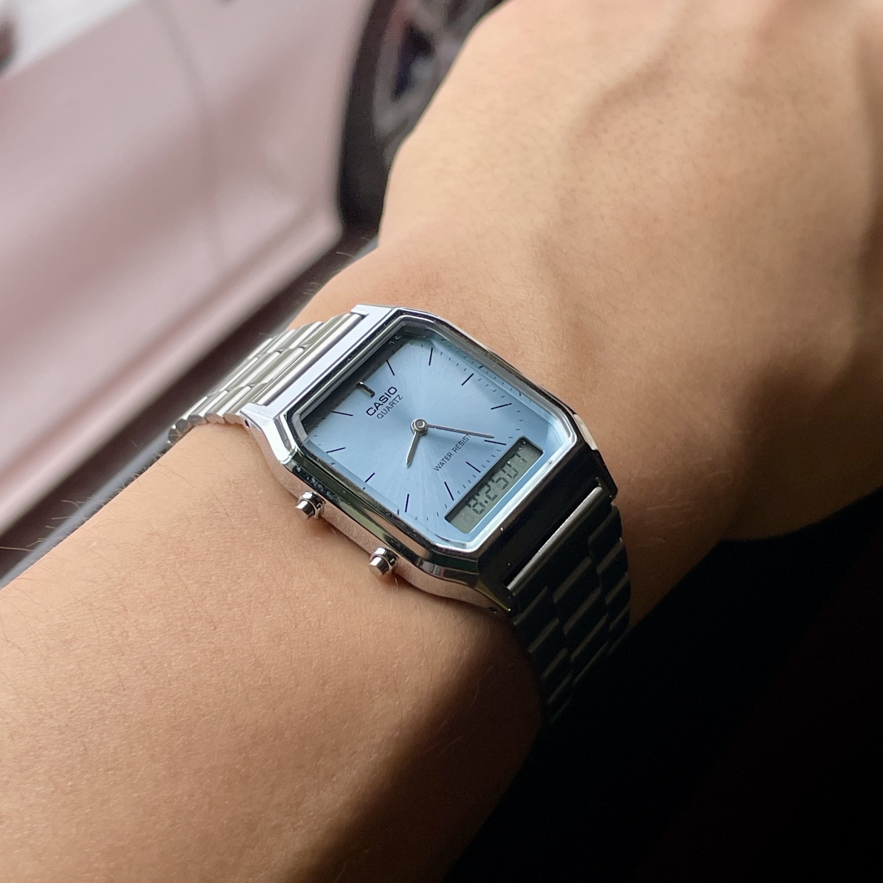 Casio AQ-230A-2A1MQY 착용 스타일 - 1