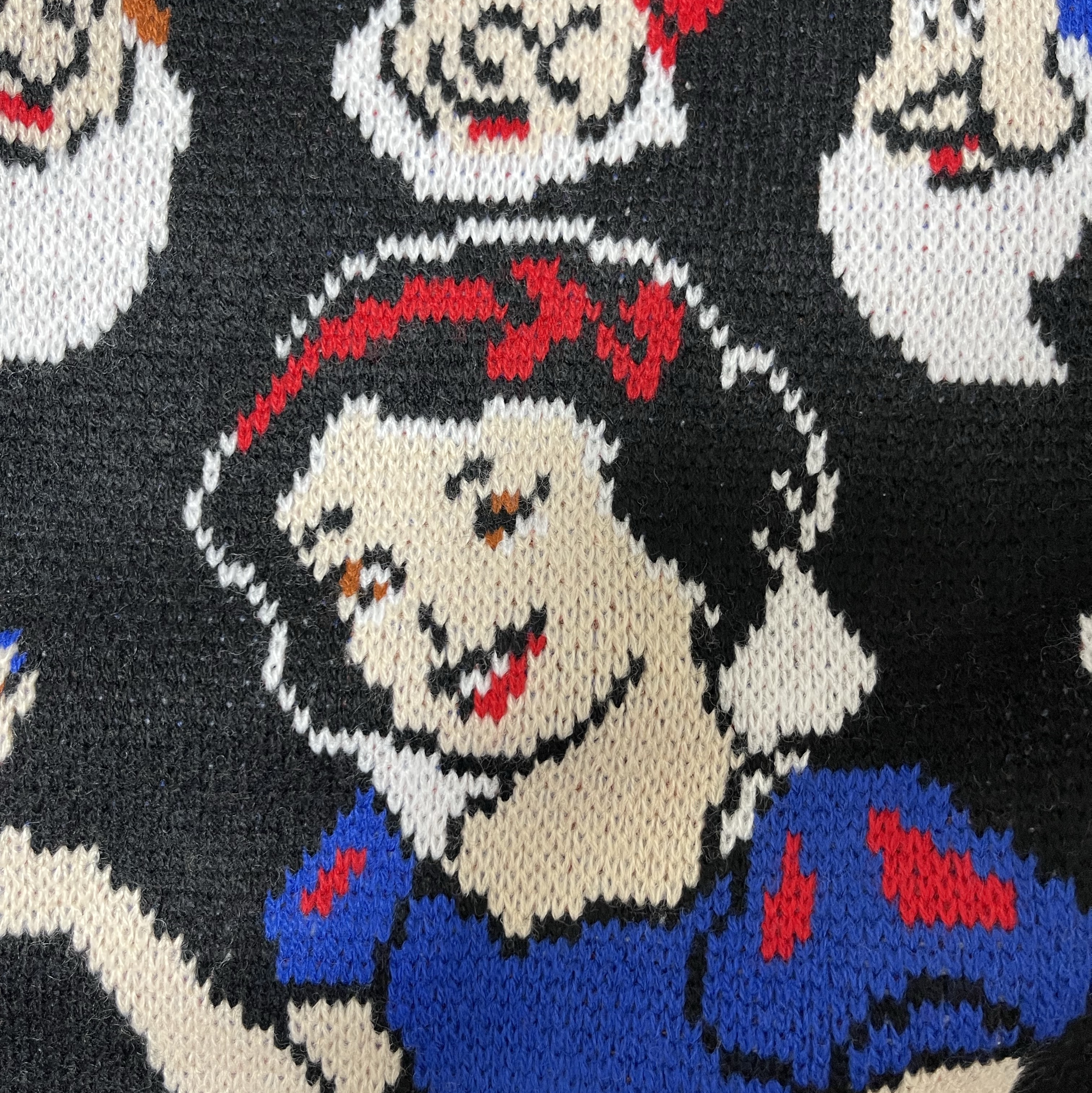 Supreme Snow White Sweater Black - 24FW 착용 스타일 - 5