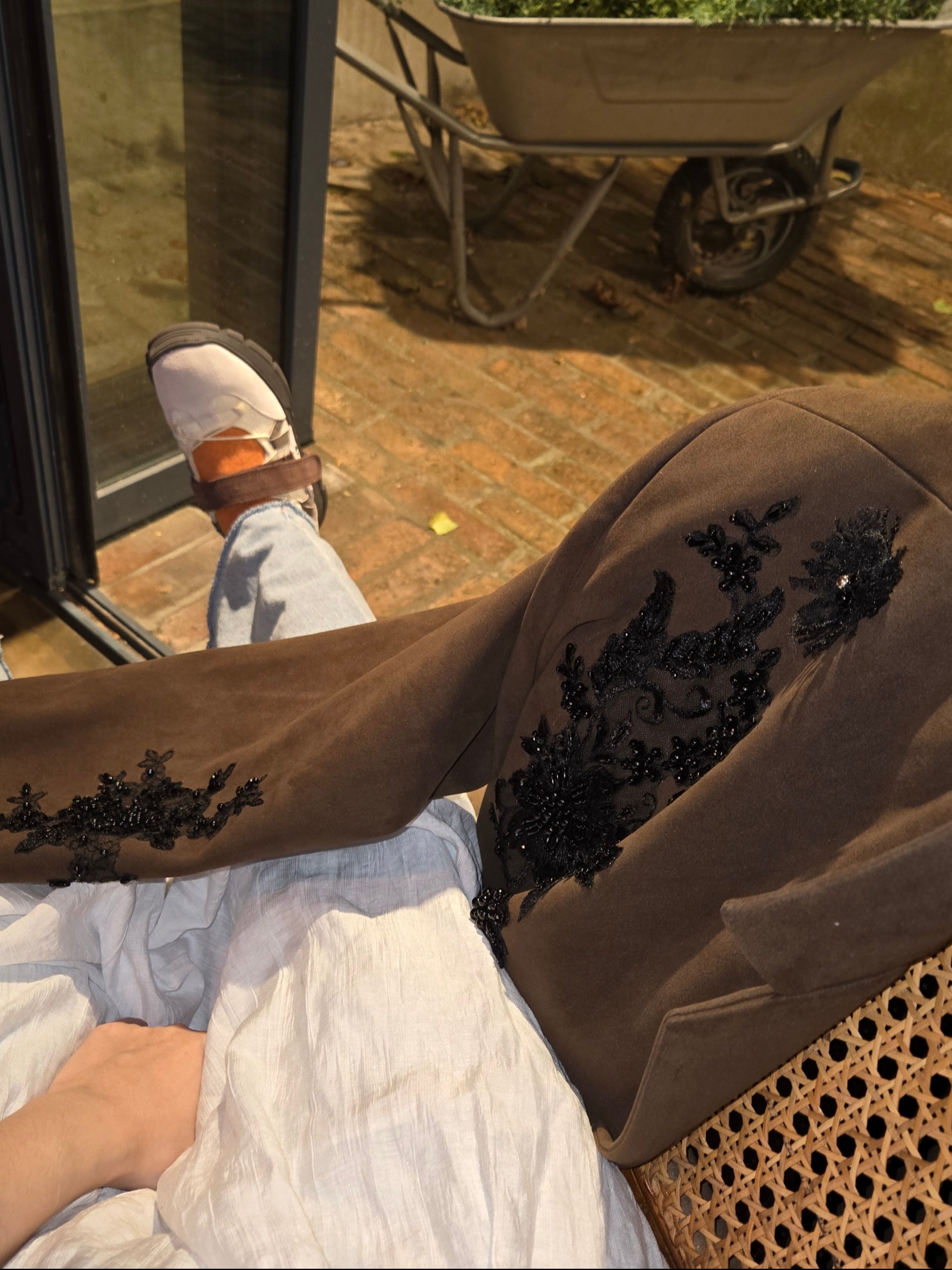 Human Made Heart Socks Brown, Stussy x Patta Striped Knit Bucket Hat Multi 착용 스타일 - 2
