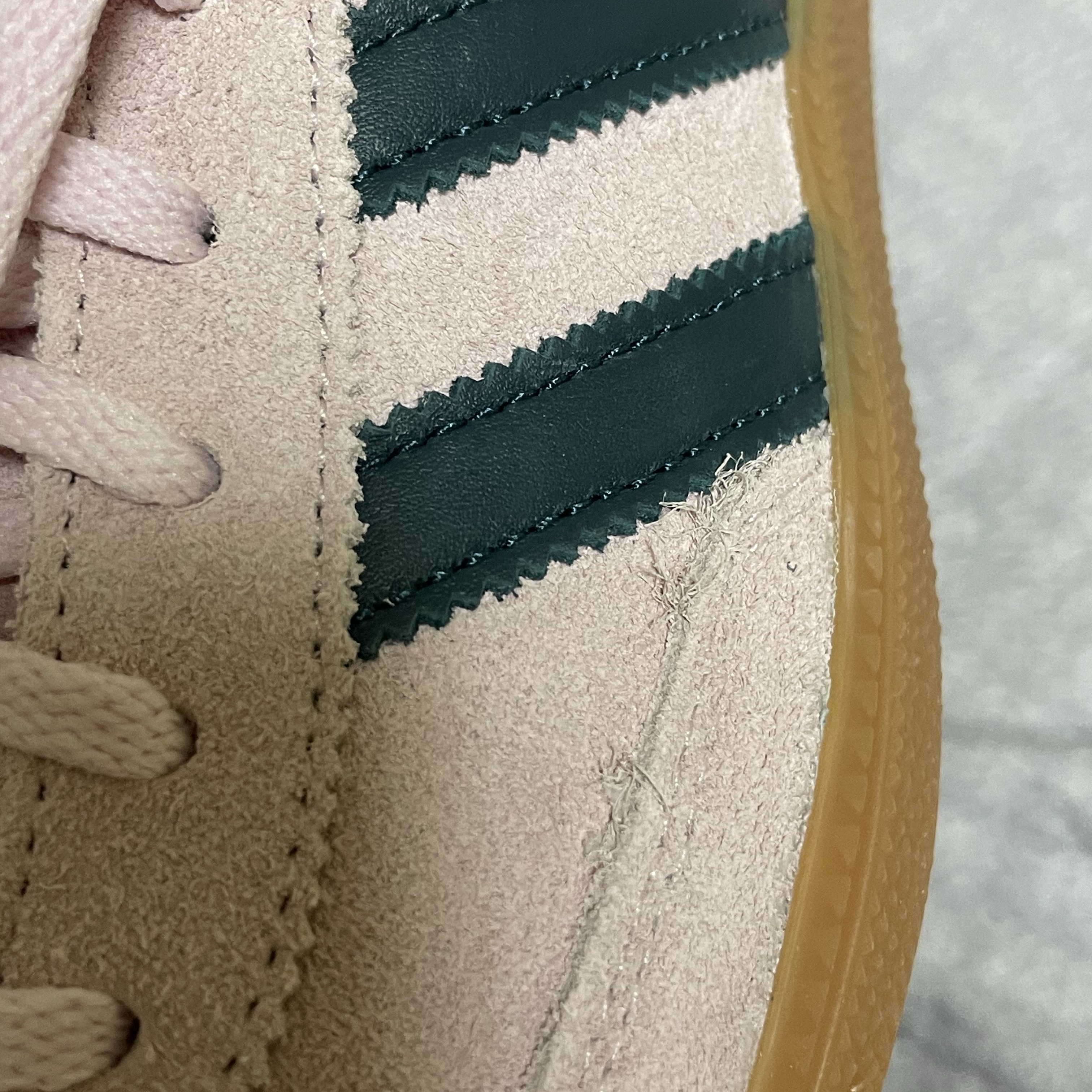 (W) Adidas Spezial Handball Clear Pink 착용 스타일 - 2