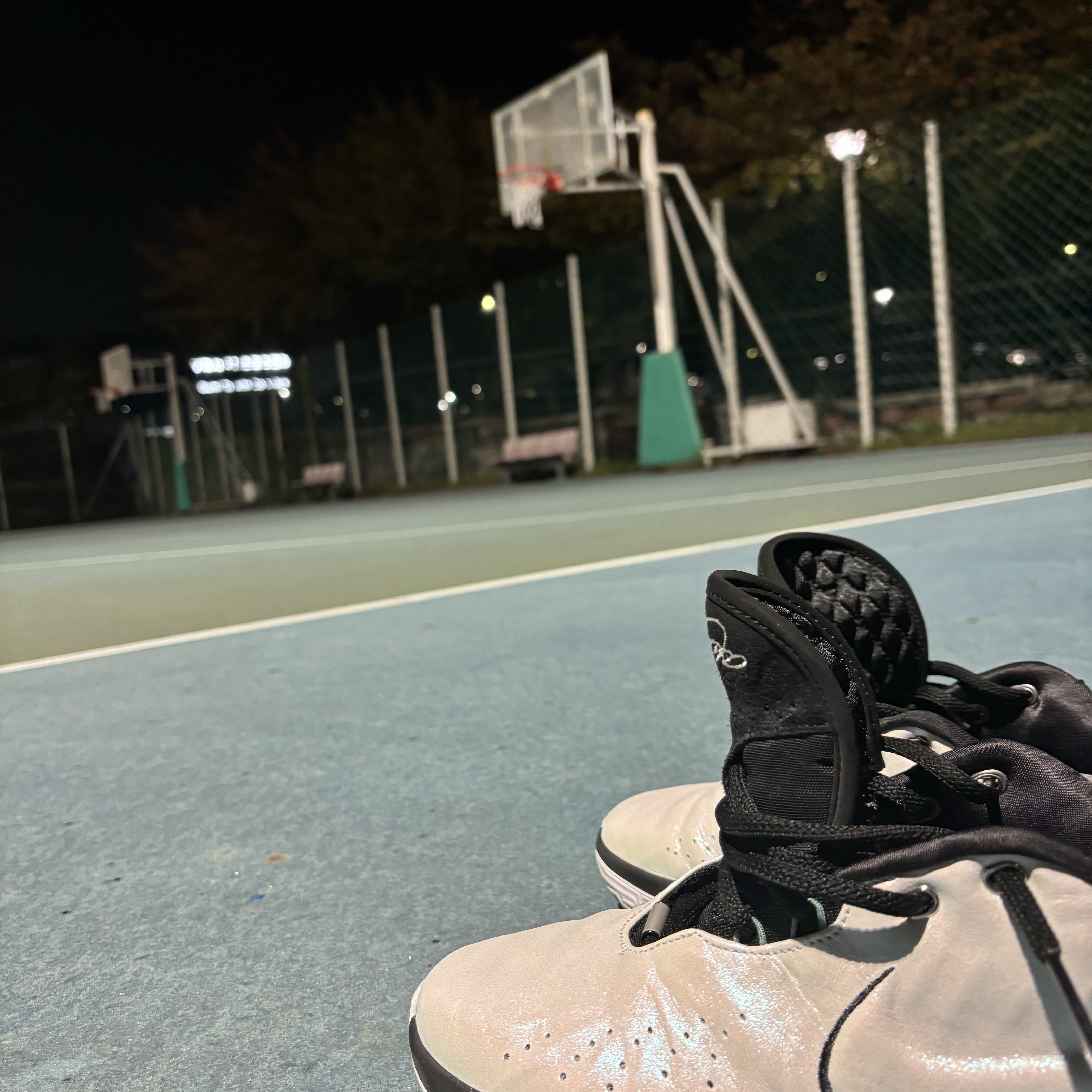 Nike Lebron 21 EP Conchiolin White Bicoastal 착용 스타일