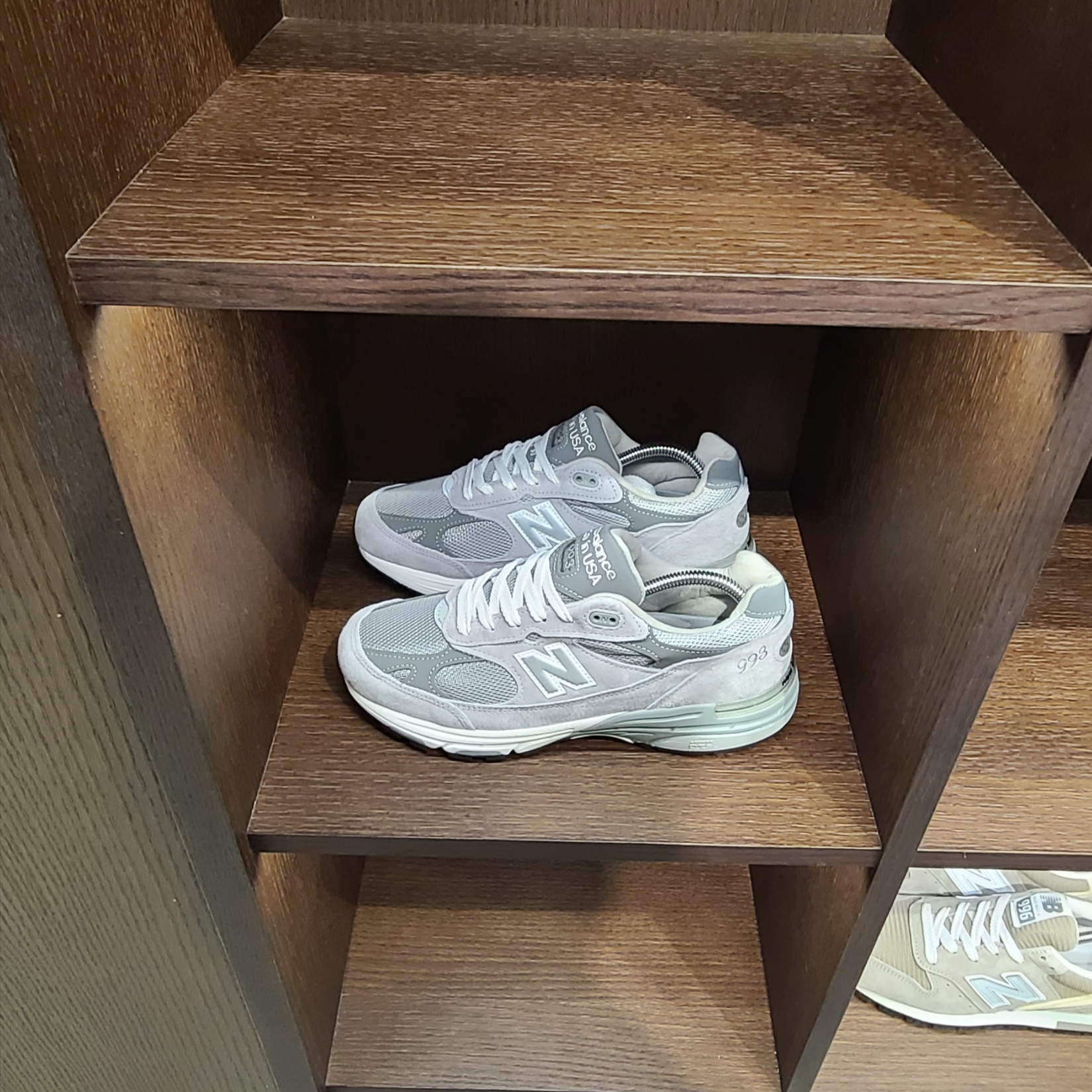 New Balance 993 Made in USA Grey - D Standard 착용 스타일